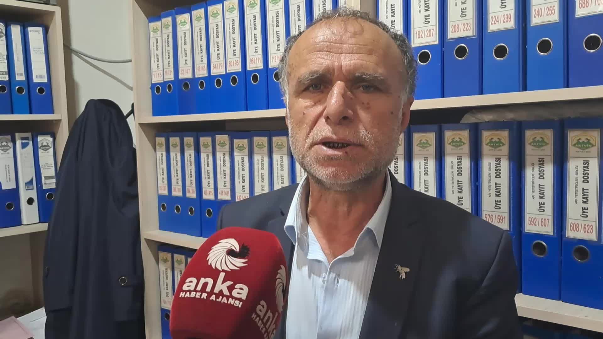 Soğuk hava ve kar arıcıları da olumsuz etkiledi... Artvin Arıcılar Birliği Başkanı Durmuş: "Soğuklarda bazı kovanlar söndü, bazı arılar aç kaldı"