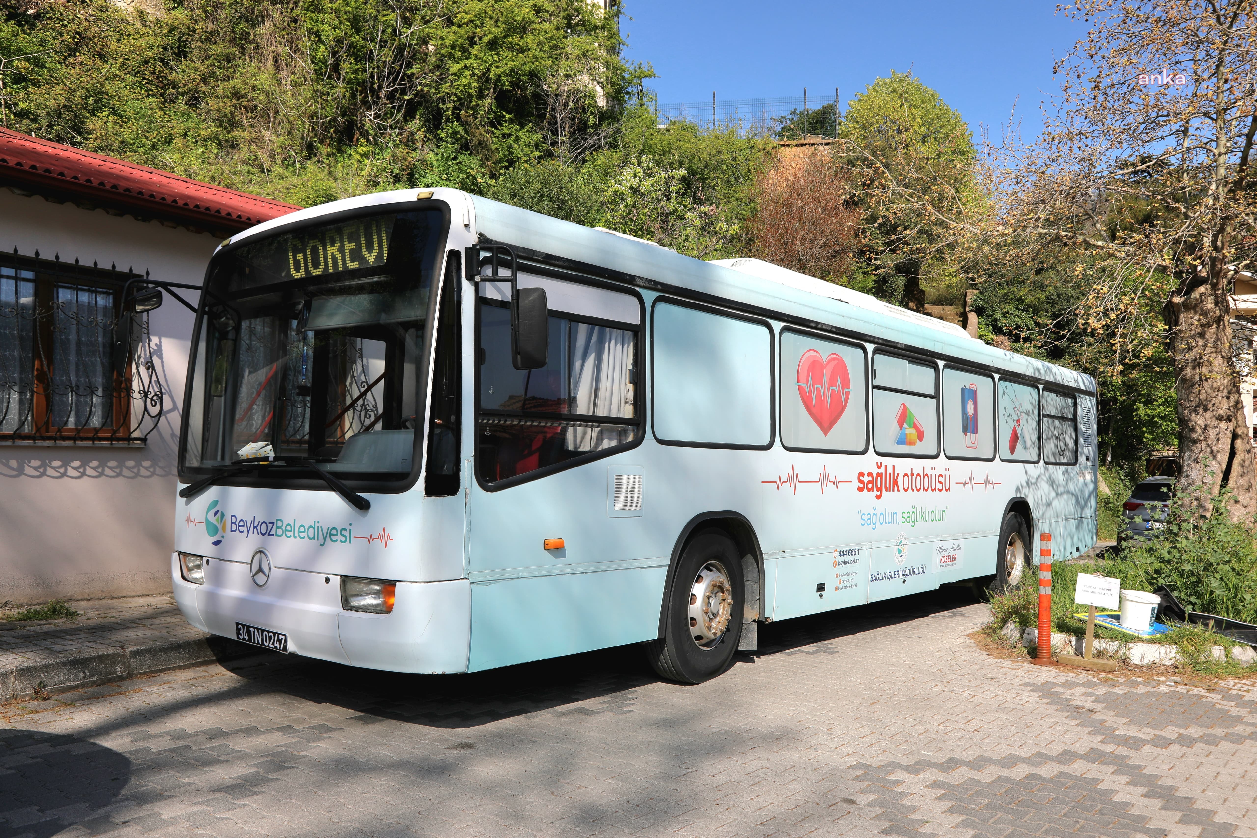 Beykoz’da "Gezici Sağlık Otobüsü", hizmet vermeyi sürdürüyor