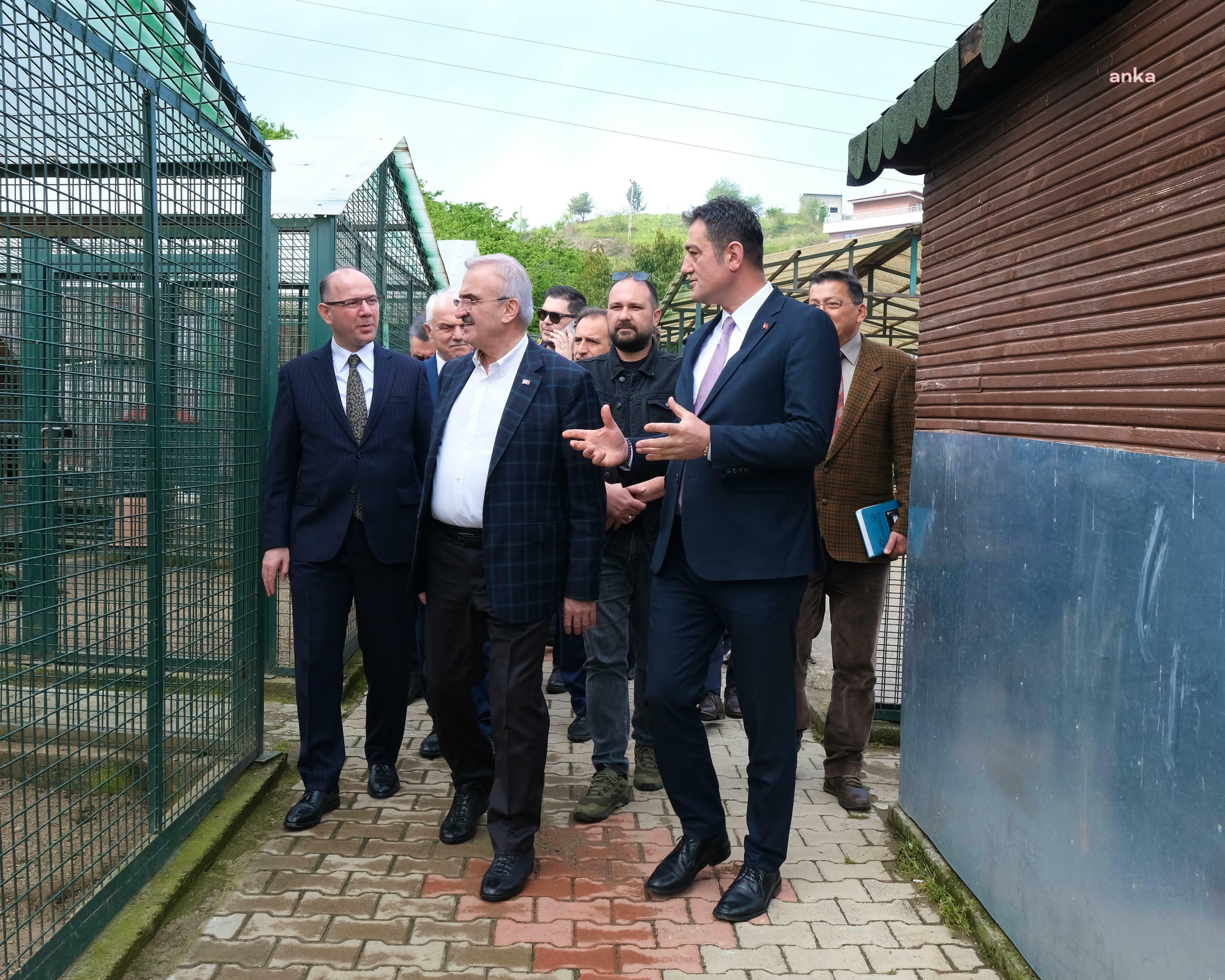 İçişleri Bakan Yardımcısı Karaloğlu, Giresun' barınak ve hayvanat bahçesini ziyaret etti