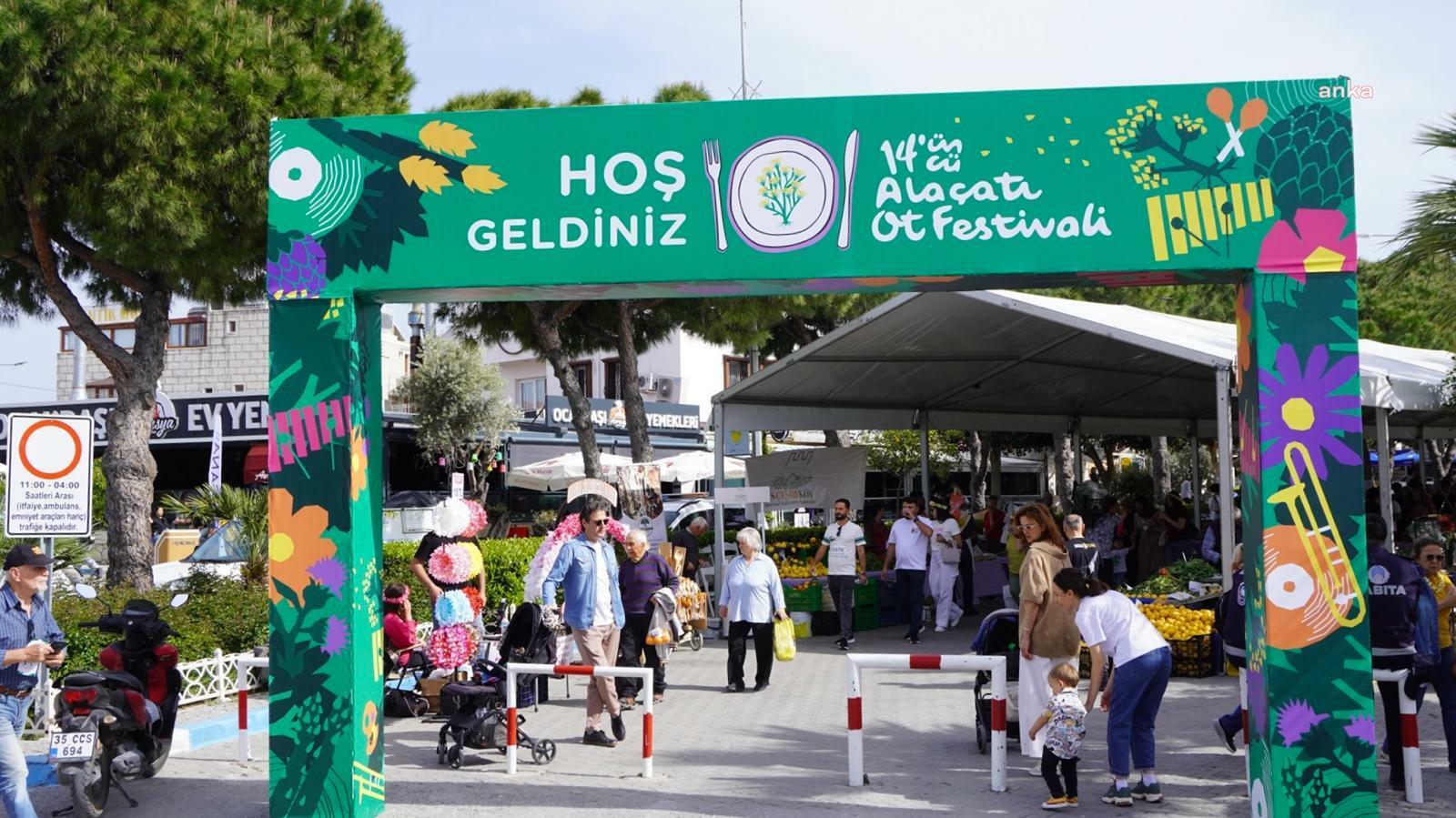 Çeşme Belediyesi tarafından düzenlenen Alaçatı Ot Festivali kapılarını açtı