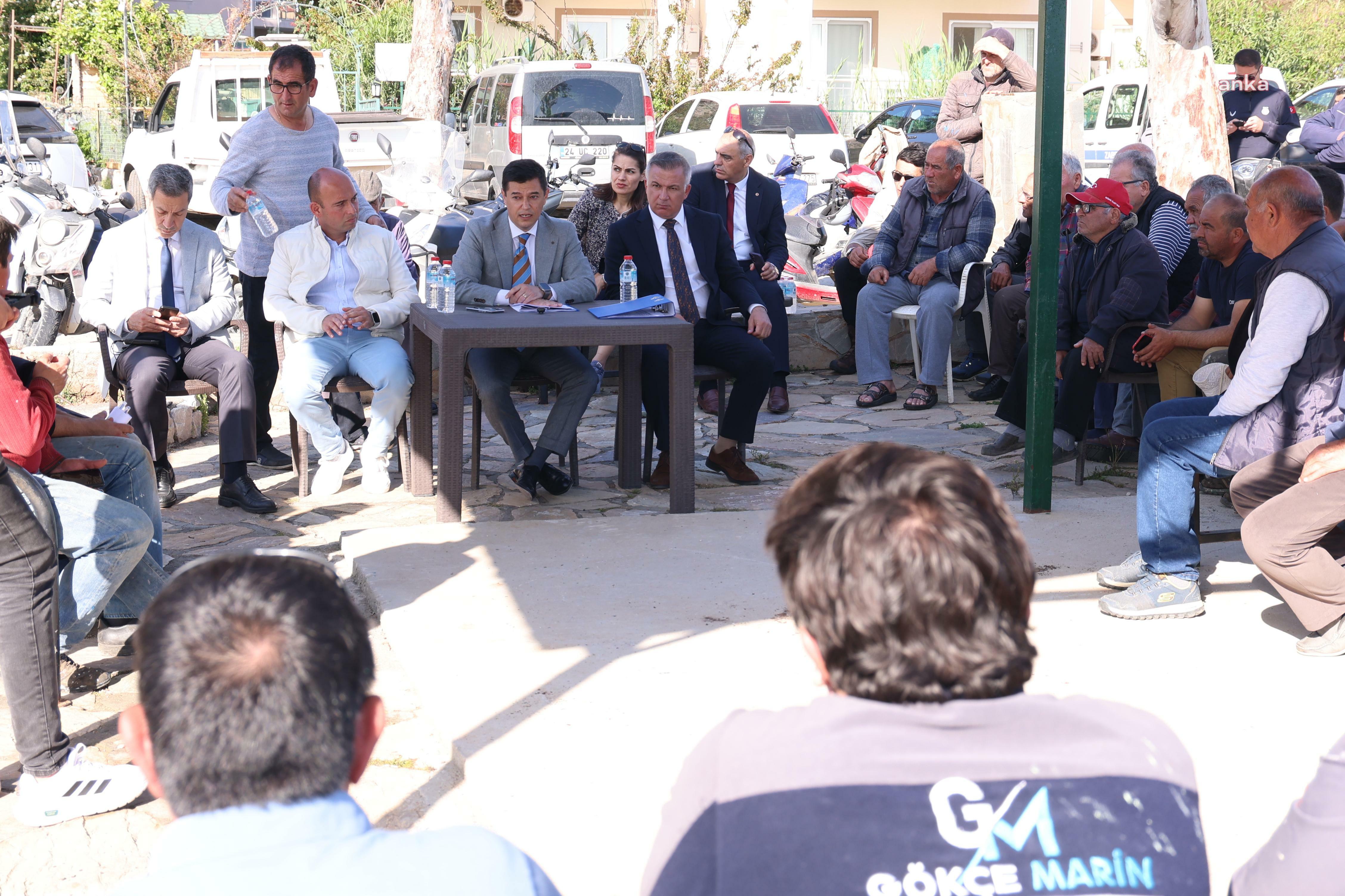 Marmaris Belediye Başkanı Ünlü'den Bozburun Mahallesi'ne ziyaret