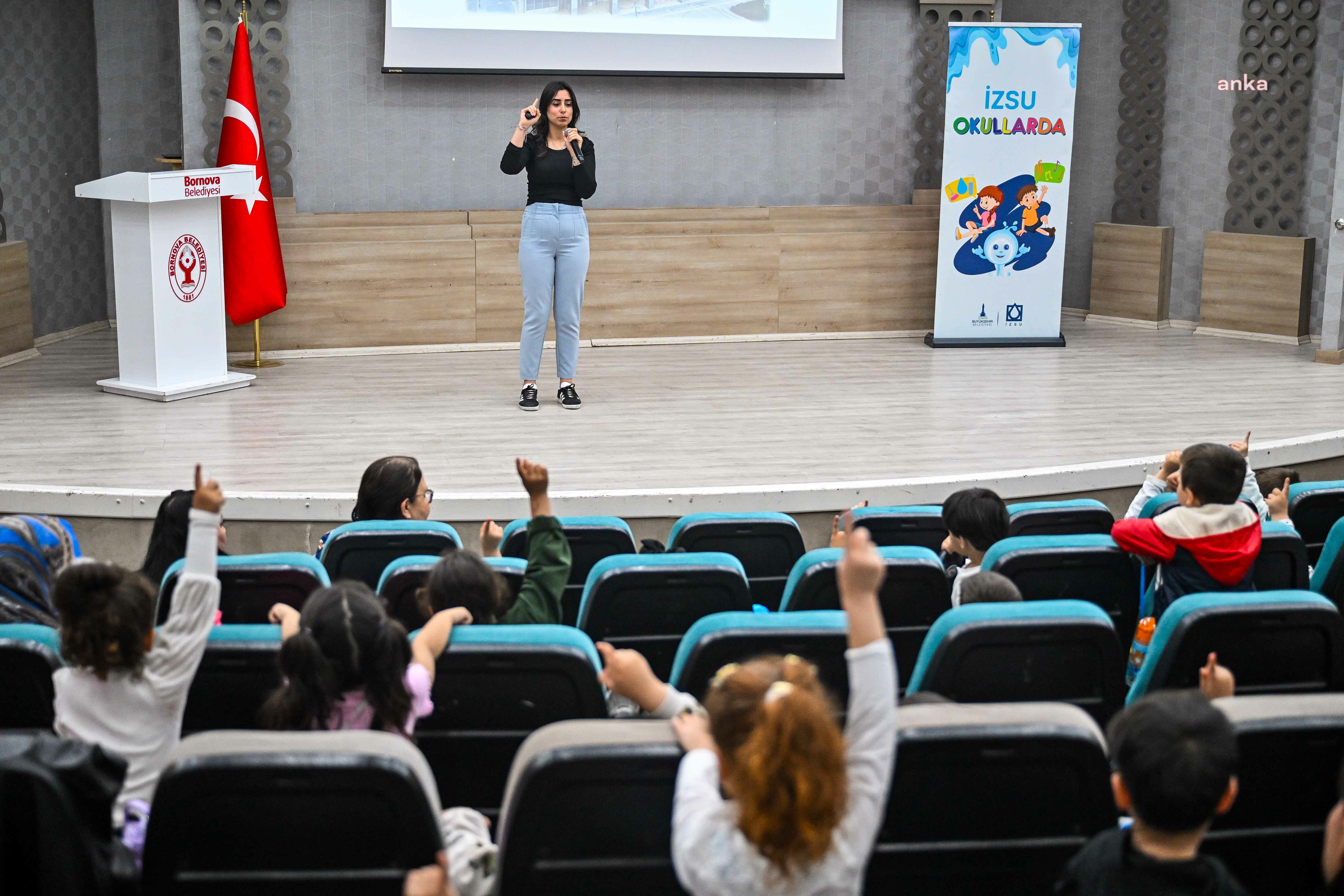 Bornovalı çocuklar, suyun önemini ve tasarruf yöntemlerini öğrendi