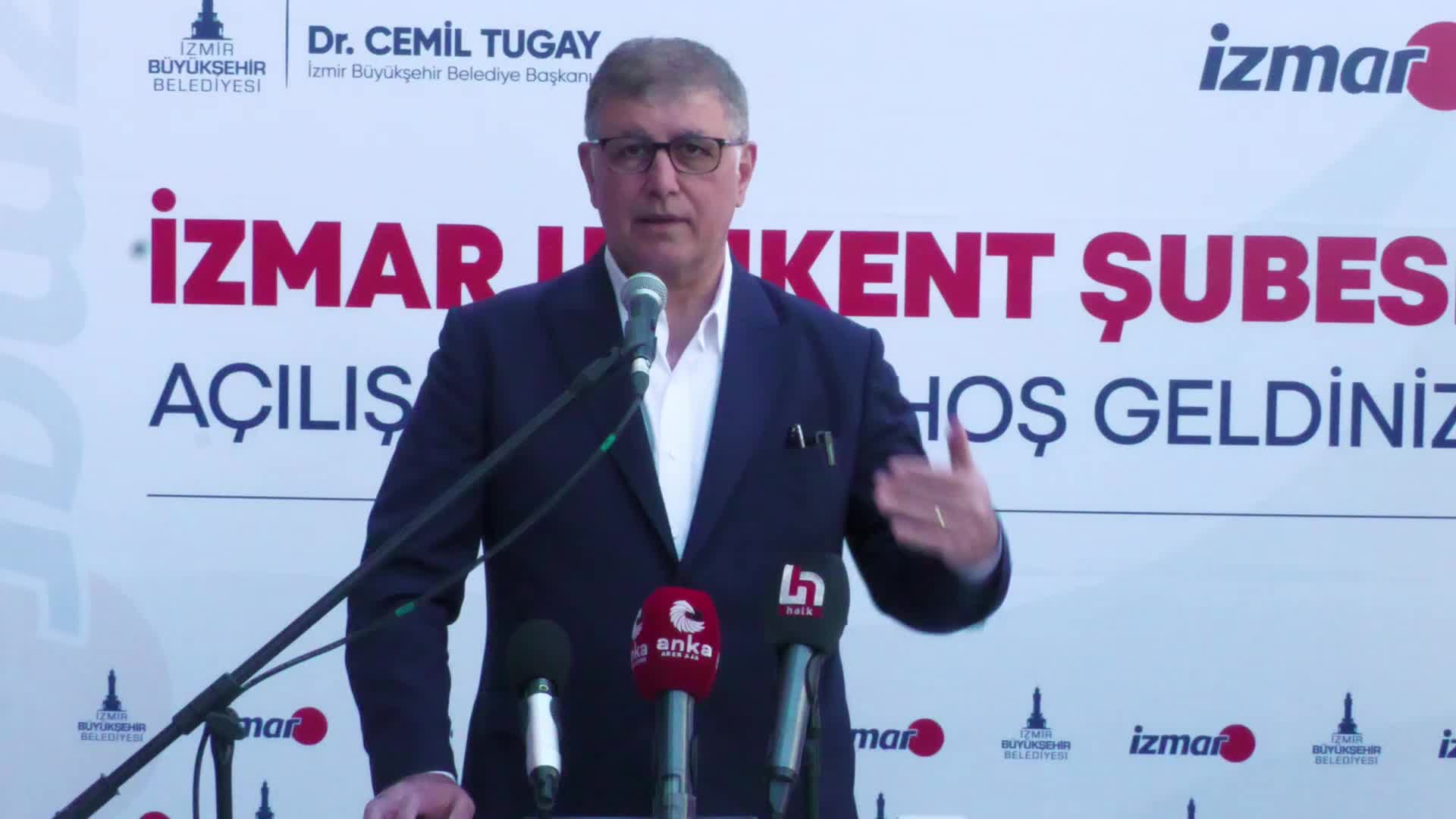 İZMAR'ın ikinci şubesi Ulukent'te açıldı.... İzmir Büyükşehir Belediye Başkanı Cemil Tugay: "İZMAR'lar halkın talebiyle büyüyecek"