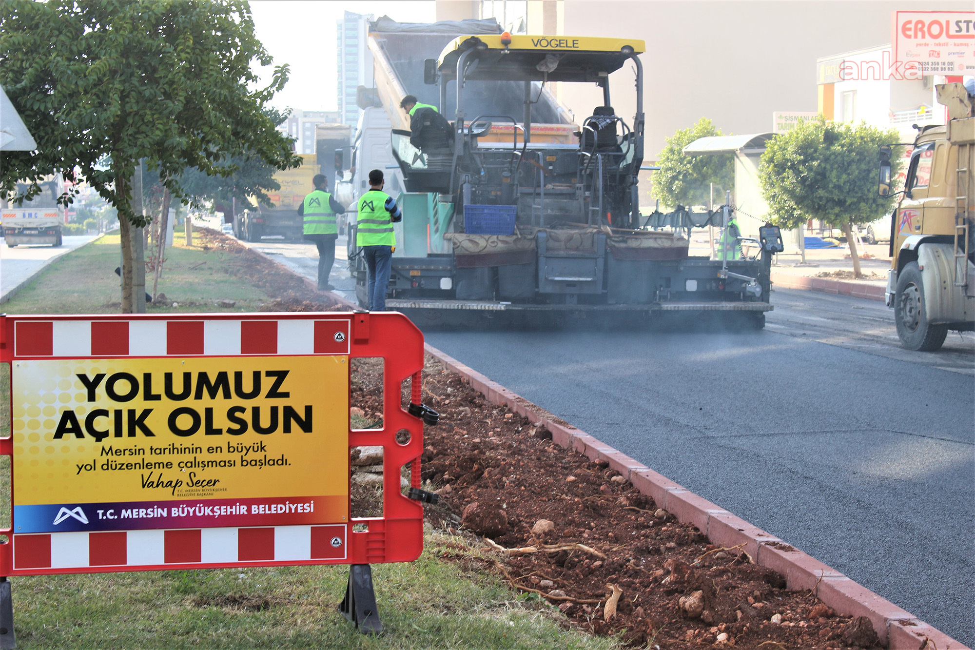 MERSİN BÜYÜKŞEHİR'DEN 2.ÇEVRE YOLUNDA ASFALT ÇALIŞMASI