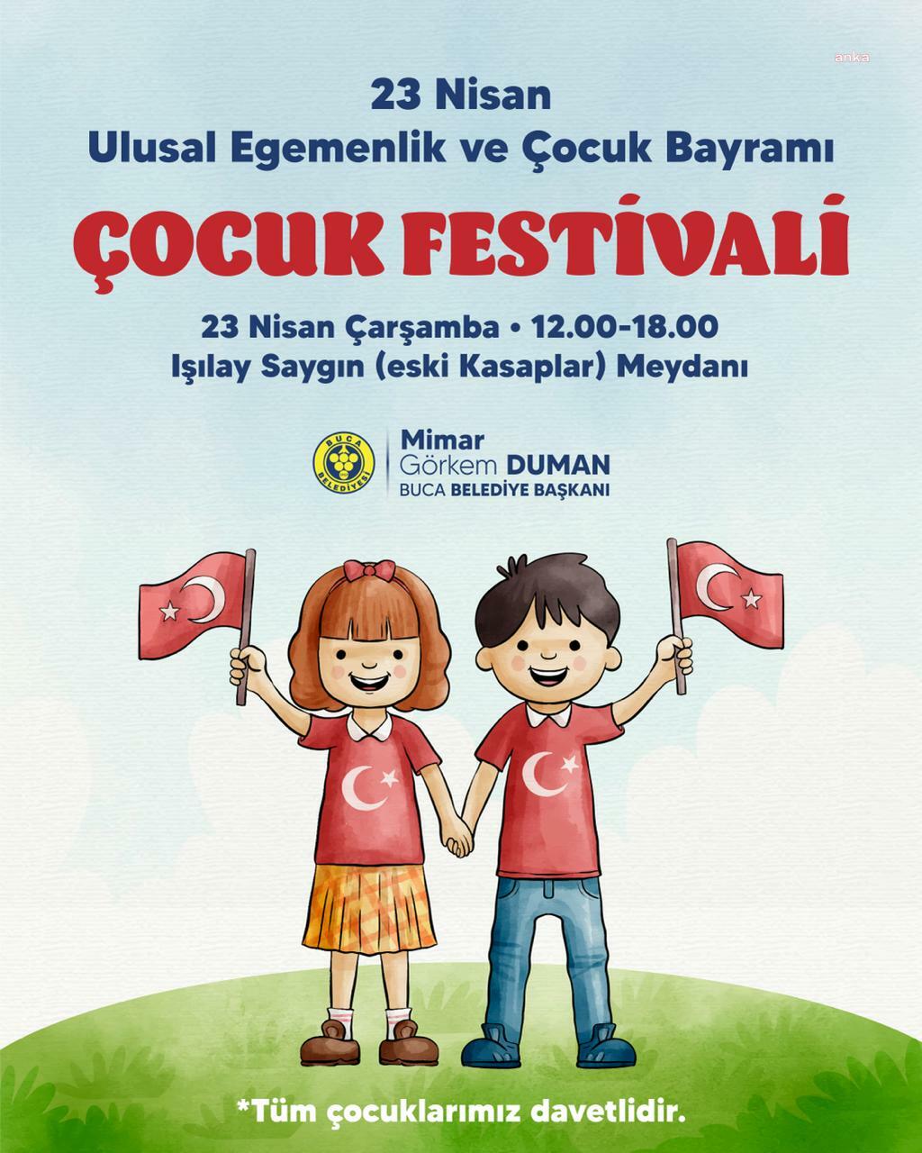 Buca Belediye Başkanı Duman'dan çocuklara festival daveti