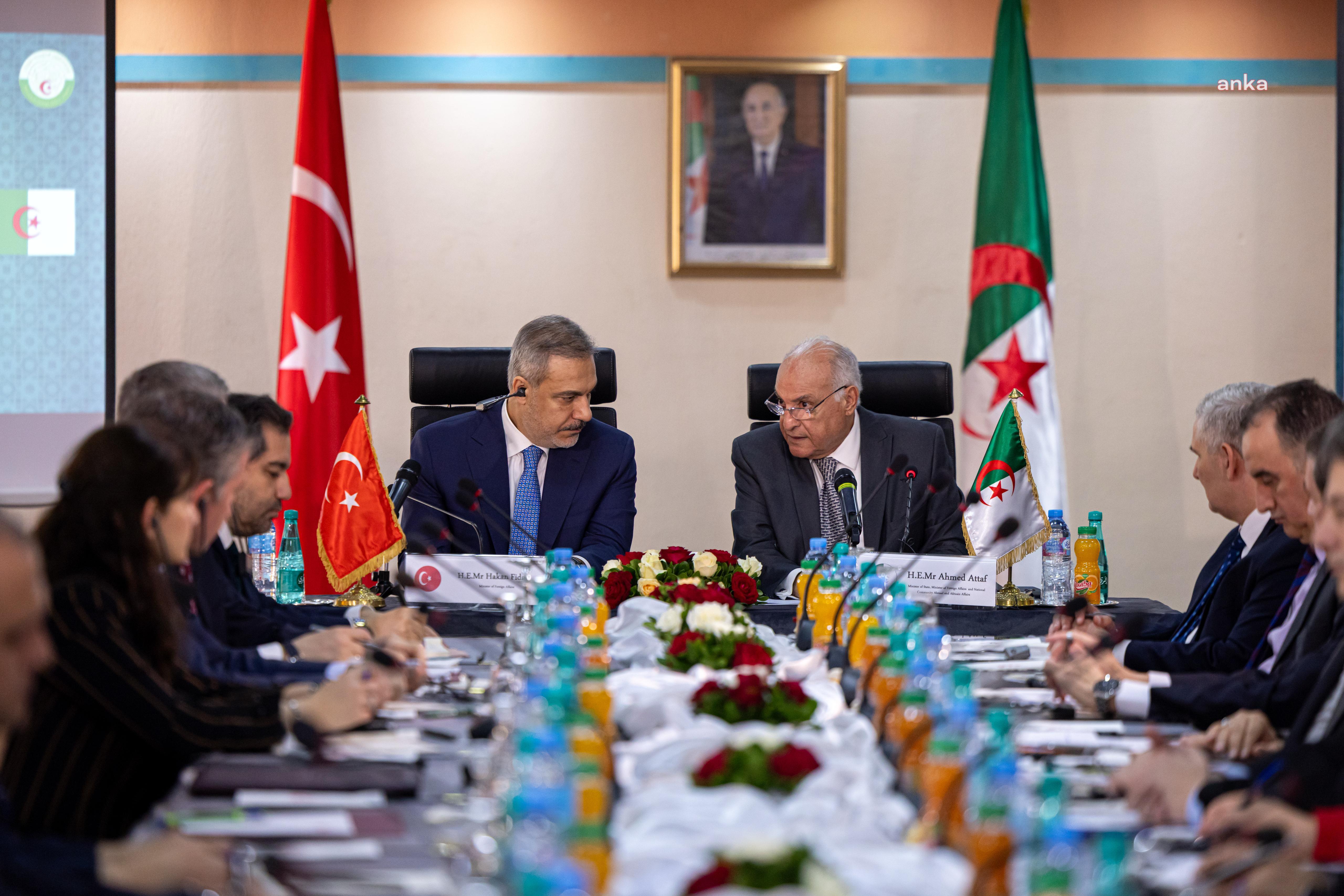 Bakan Fidan Türkiye-Cezayir Üçüncü Ortak Planlama Grubu Toplantısı'na katıldı