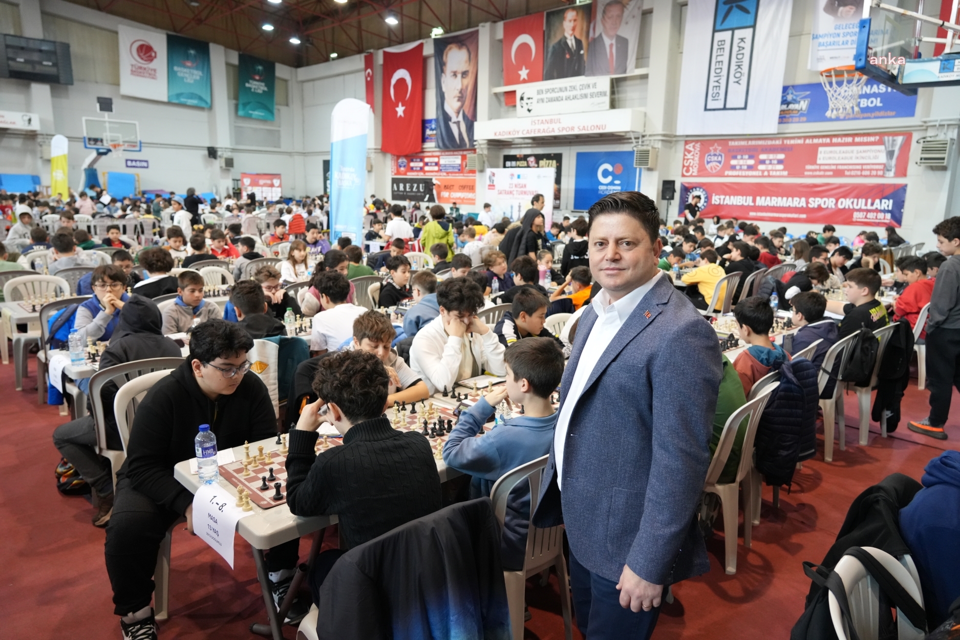 Kadıköy Belediyesi 23 Nisan Satranç Turnuvası yoğun katılım ile gerçekleşti