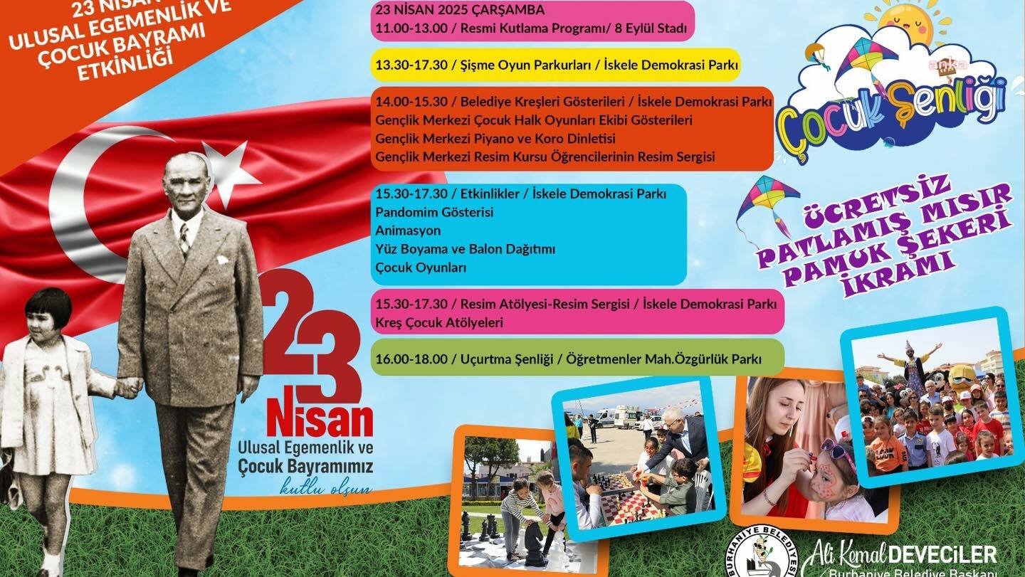 Burhaniye Belediyesi 23 Nisan'ı renkli etkinlikler ile kutlayacak