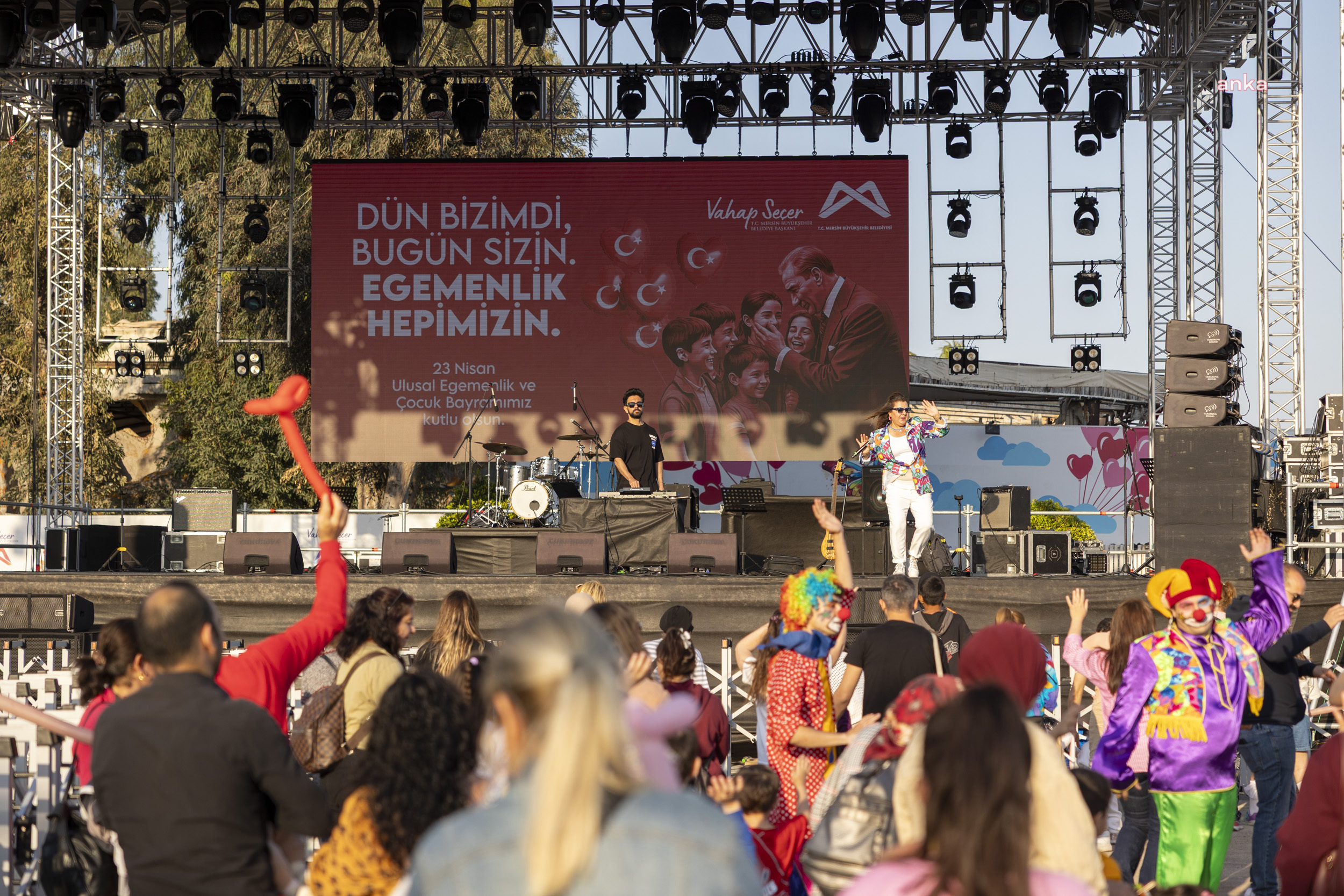 "Mersin Çocuk Festivali" renkli etkinliklerle devam ediyor