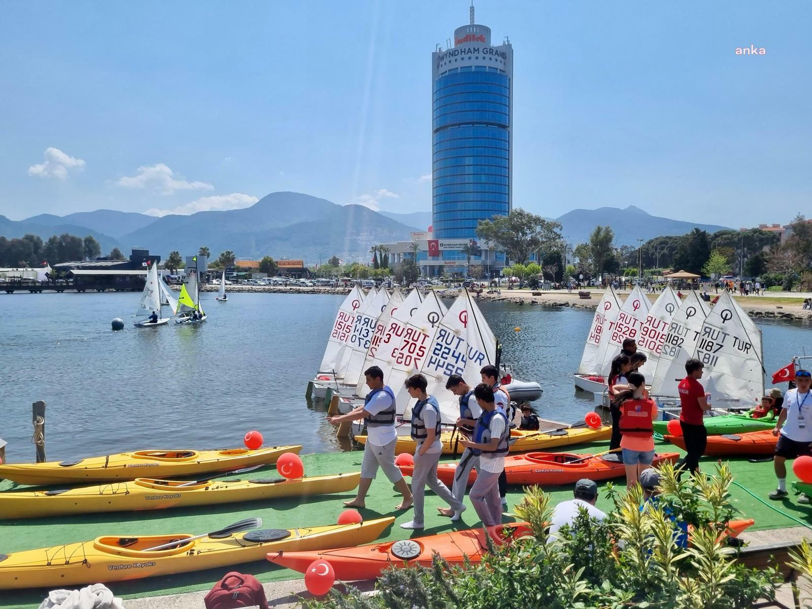 İzmir Büyükşehir Belediyesi, çocukları, Su Sporları Şenliği’nde buluşturdu