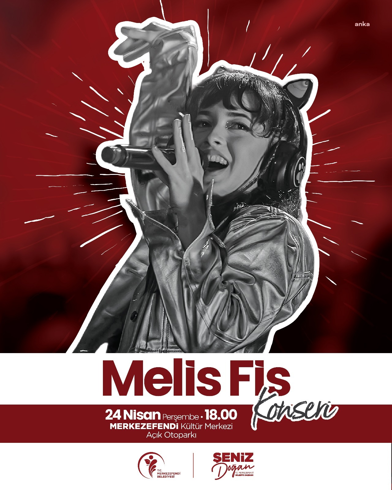 Merkezefendi Belediyesi, 23 Nisan dolayısıyla Melis Fis konseri düzenleyecek