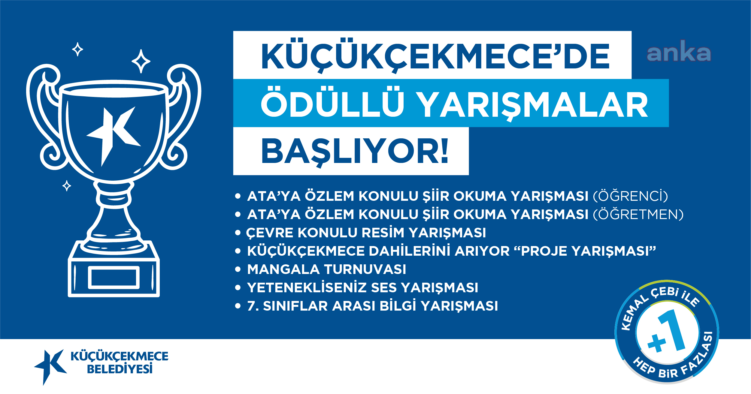 KÜÇÜKÇEKMECE’DE ÖDÜLLÜ YARIŞMALAR BAŞLIYOR
