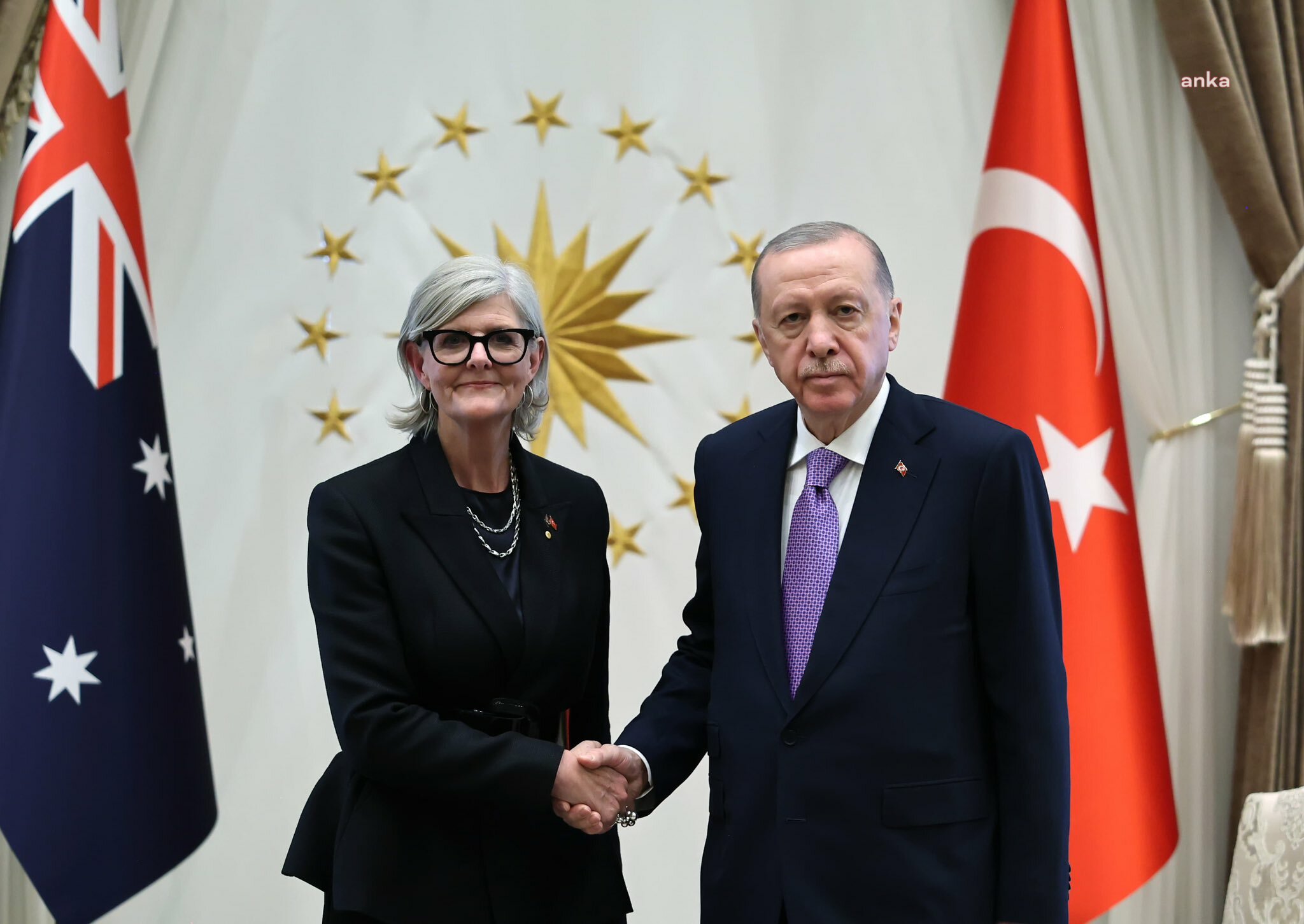 Cumhurbaşkanı Recep Tayyip Erdoğan Avustralya Genel Valisi Sam Mostyn ile görüştü