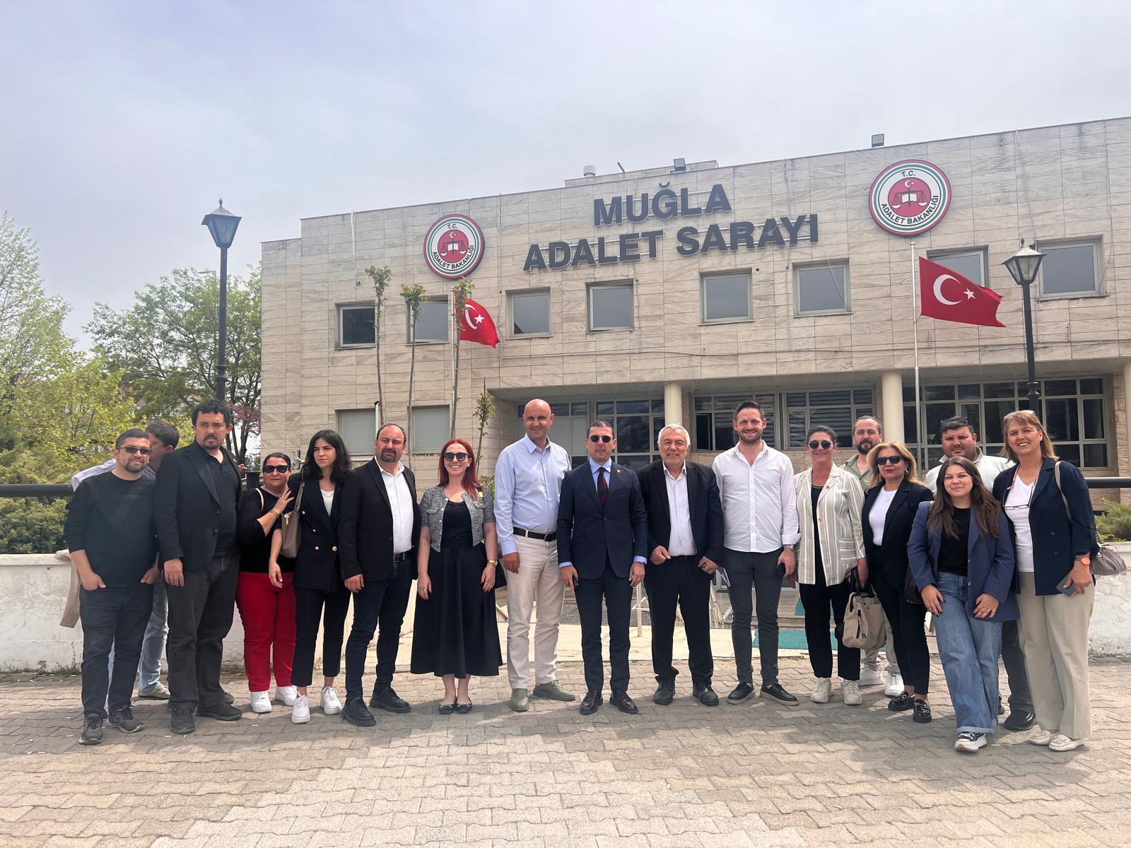 CHP Parti Meclis Üyesi Denizaslanı, Bodrum’dan Menteşe’ye düzenlediği 'Demokrasi Yürüyüşü' nedeniyle terör şubede ifade verdi