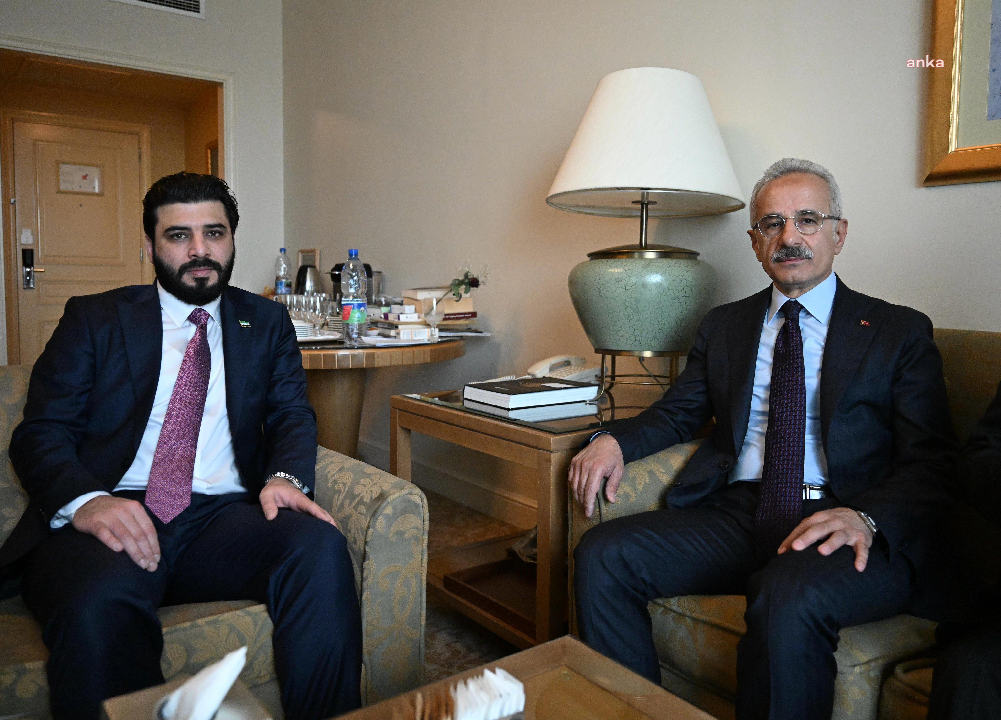 Bakan Uraloğlu, Şam'da Suriye Sivil Havacılık Genel Müdür Eşhed Salibi ile bir araya geldi.