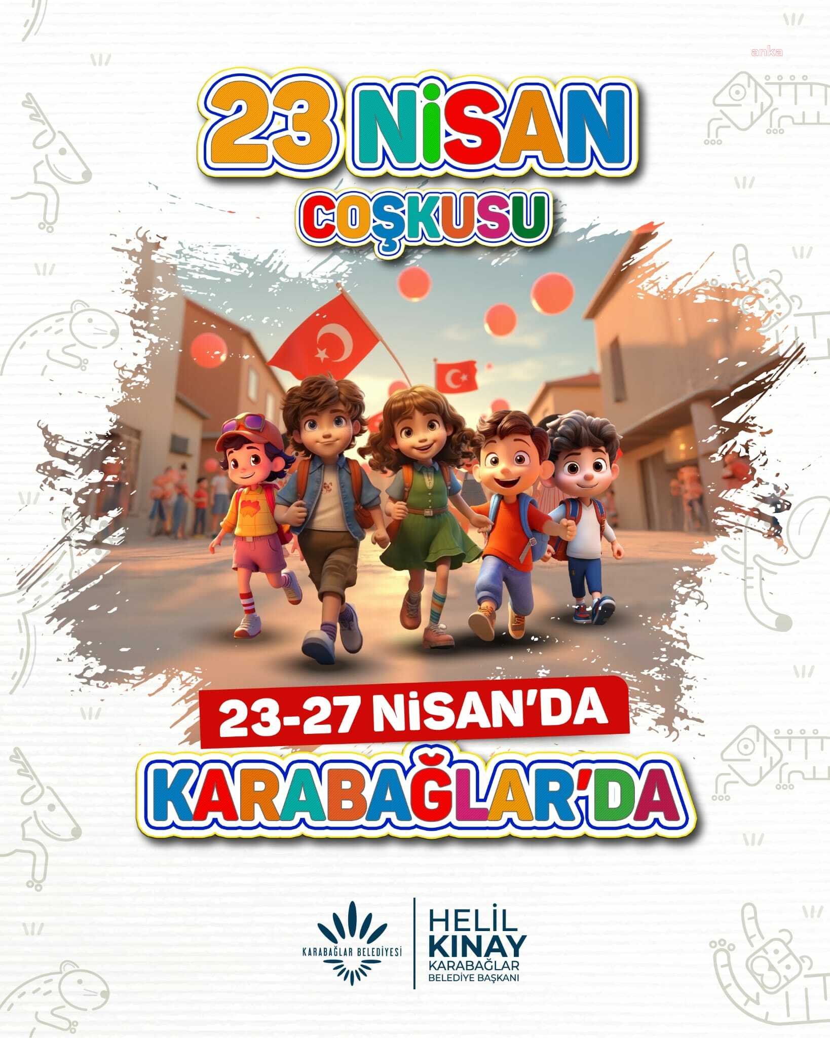 Karabağlar’da 23 Nisan coşkusu başladı