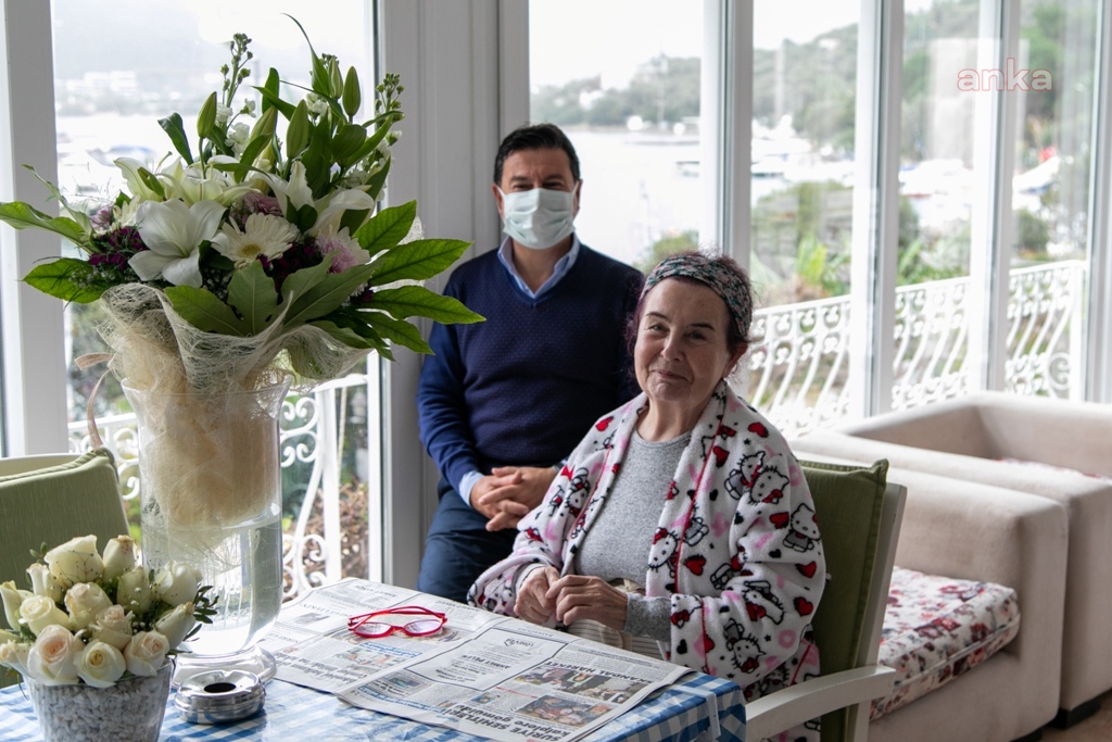 BODRUM BELEDİYE BAŞKANI ARAS'TAN FATMA GİRİK'E DOĞUM GÜNÜ ZİYARETİ