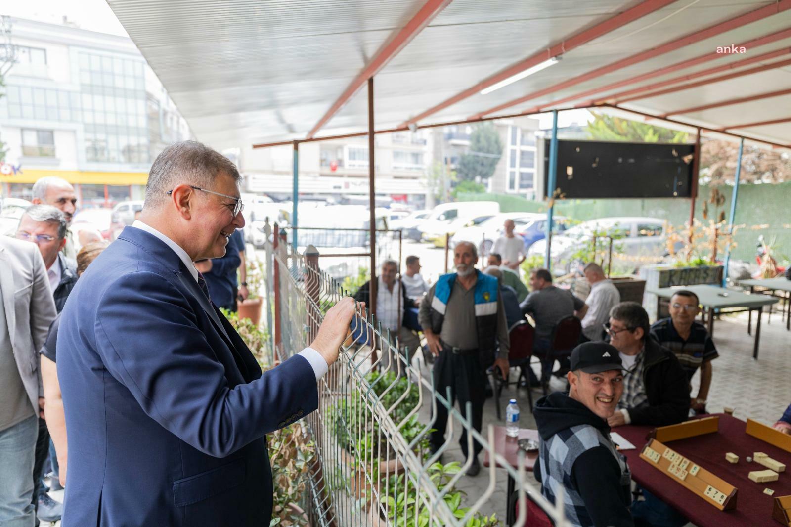 İzmir Büyükşehir Belediye Başkanı Tugay Buca’daki çalışmaları yerinde inceledi