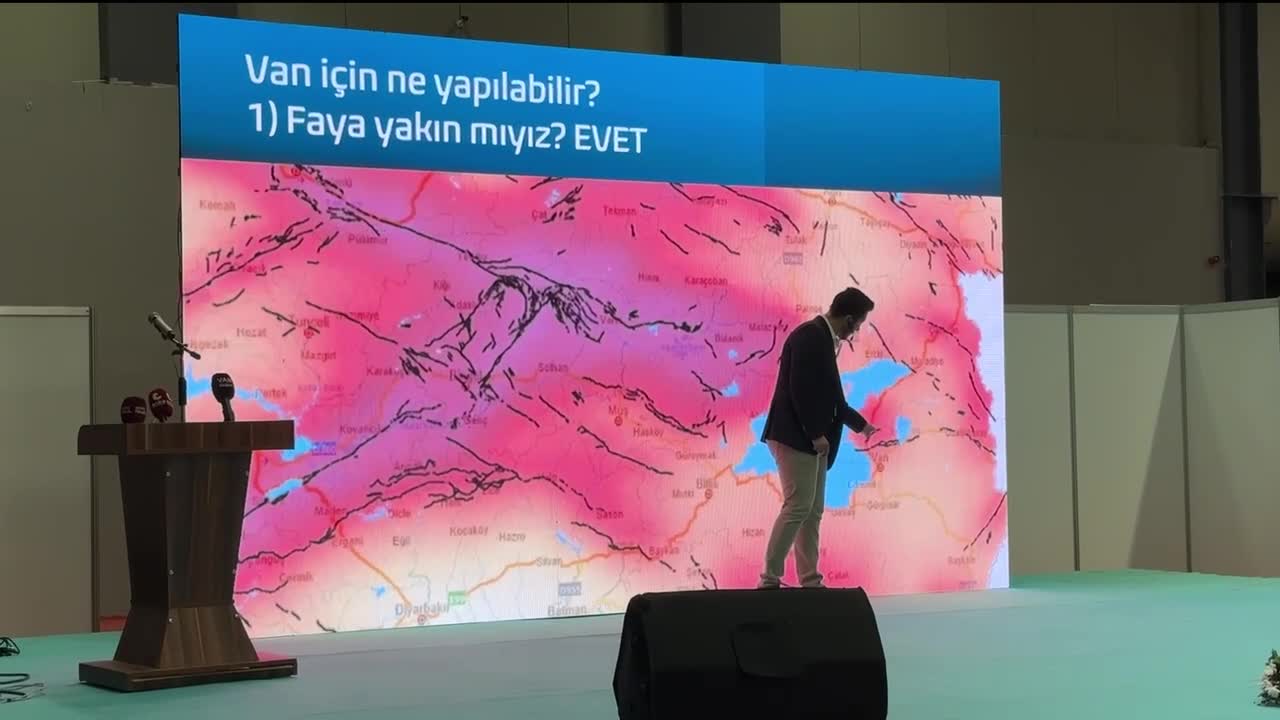 İnşaat mühendisleri, Van’daki inşaat zirvesinde konuştu: “Fay hattı üzerine okul ve villa yapıldı”
