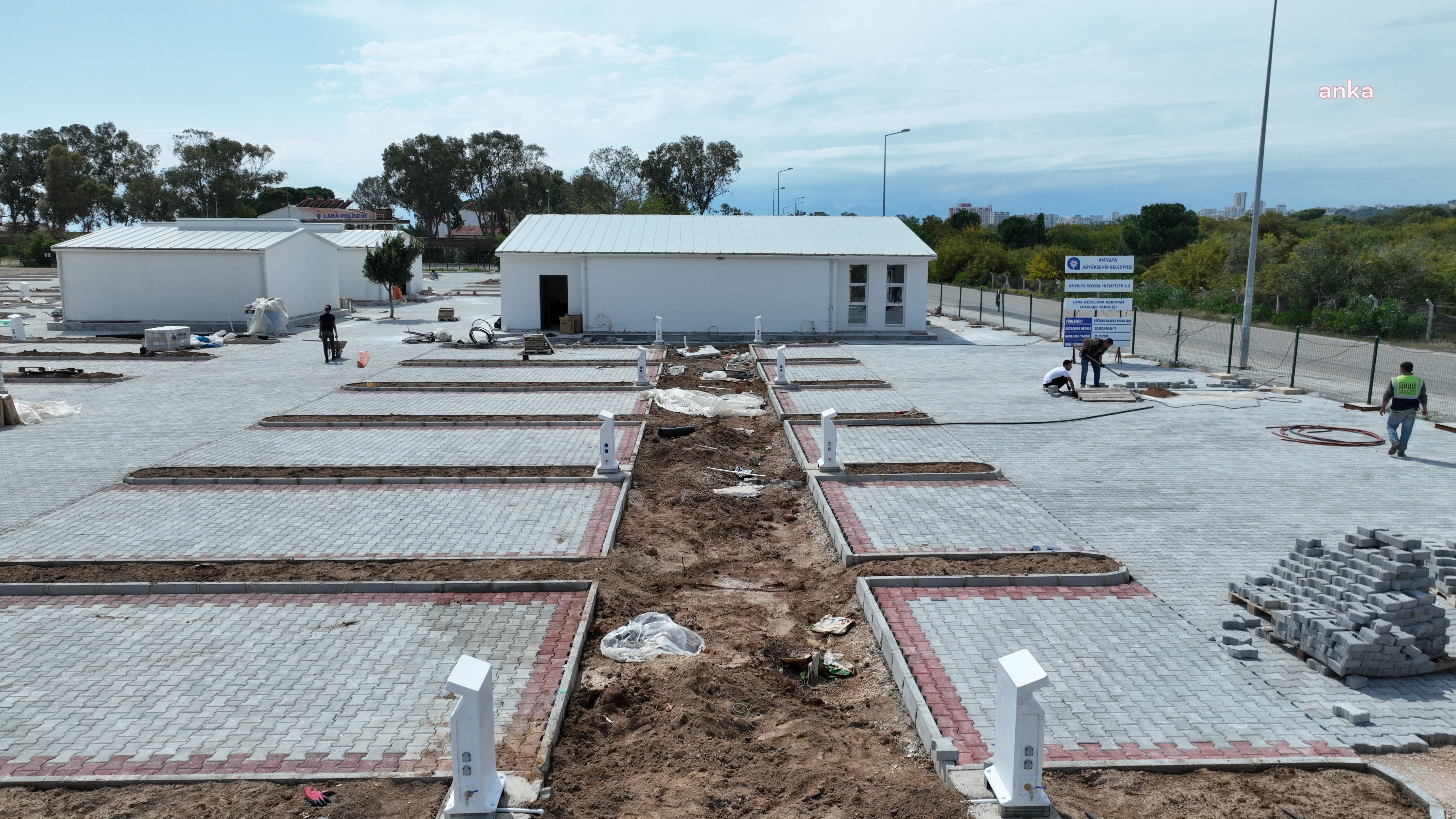 Antalya Büyükşehir Belediyesi, Lara Karavan Park projesinde son aşamaya geldi