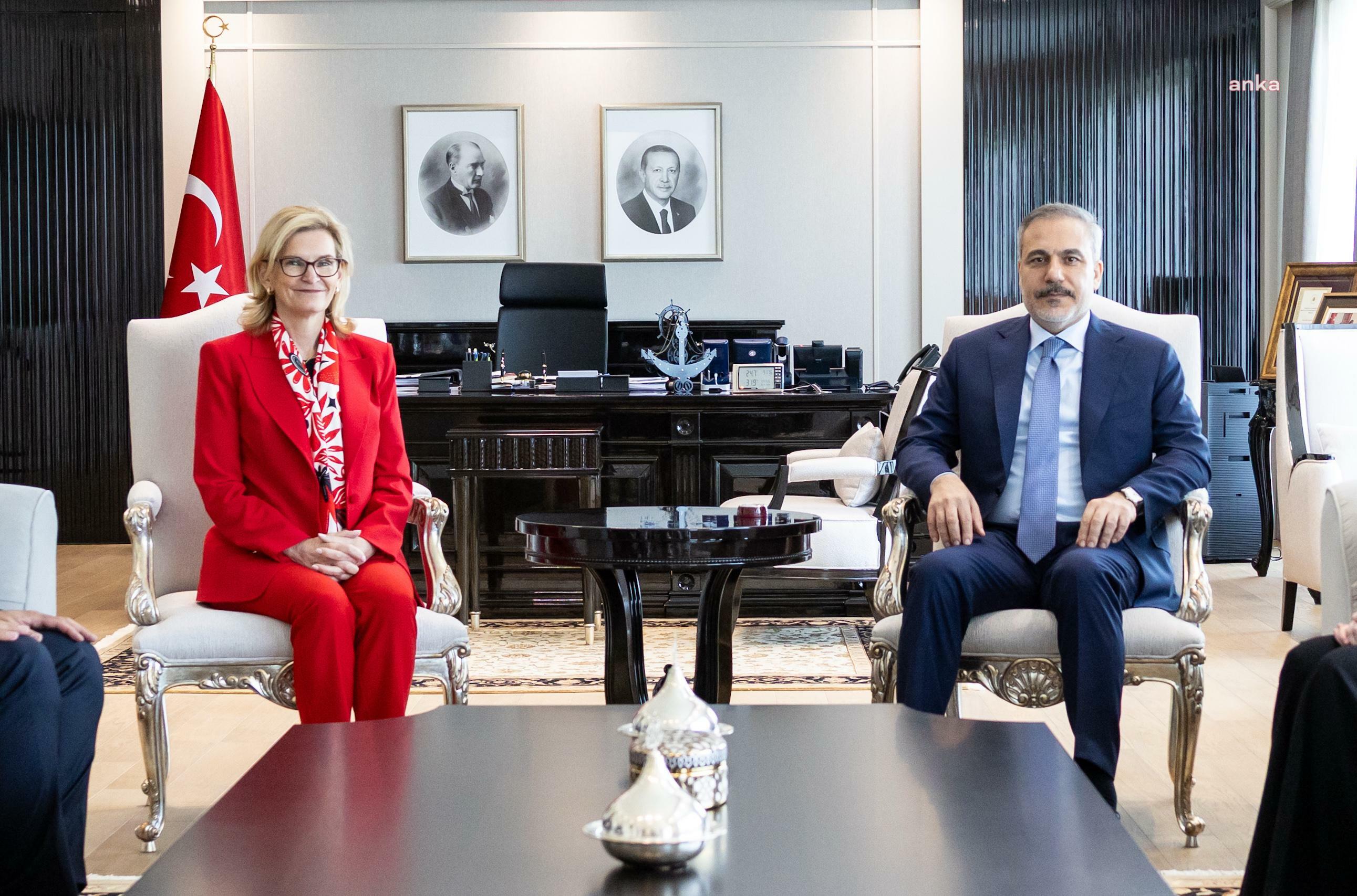 Dışişleri Bakanı Fidan, Uluslararası Telekomünikasyon Birliği Genel Sekreteri Bogdan-Martin'i kabul etti
