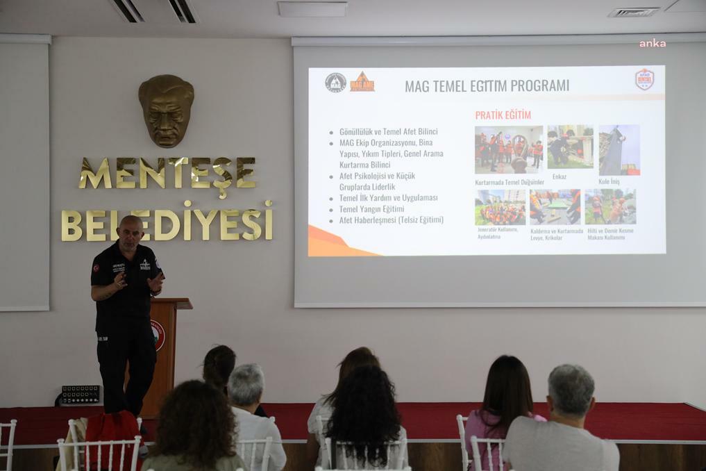 Menteşe'de "Mahalle Afet Gönüllüsü" eğitimleri başladı