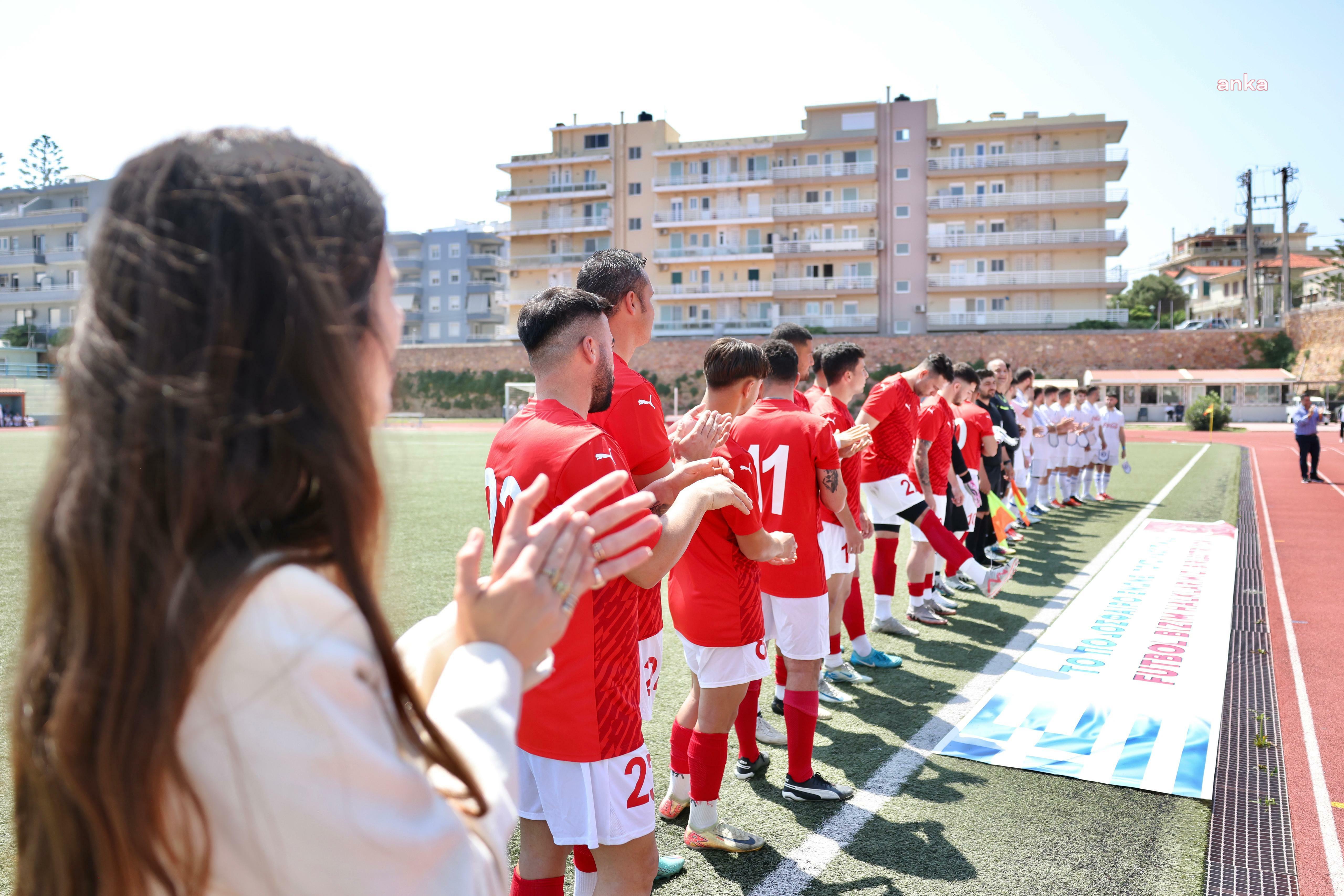 Türk-Yunan Dostluk Maçı Sakız Adası’nda oynandı
