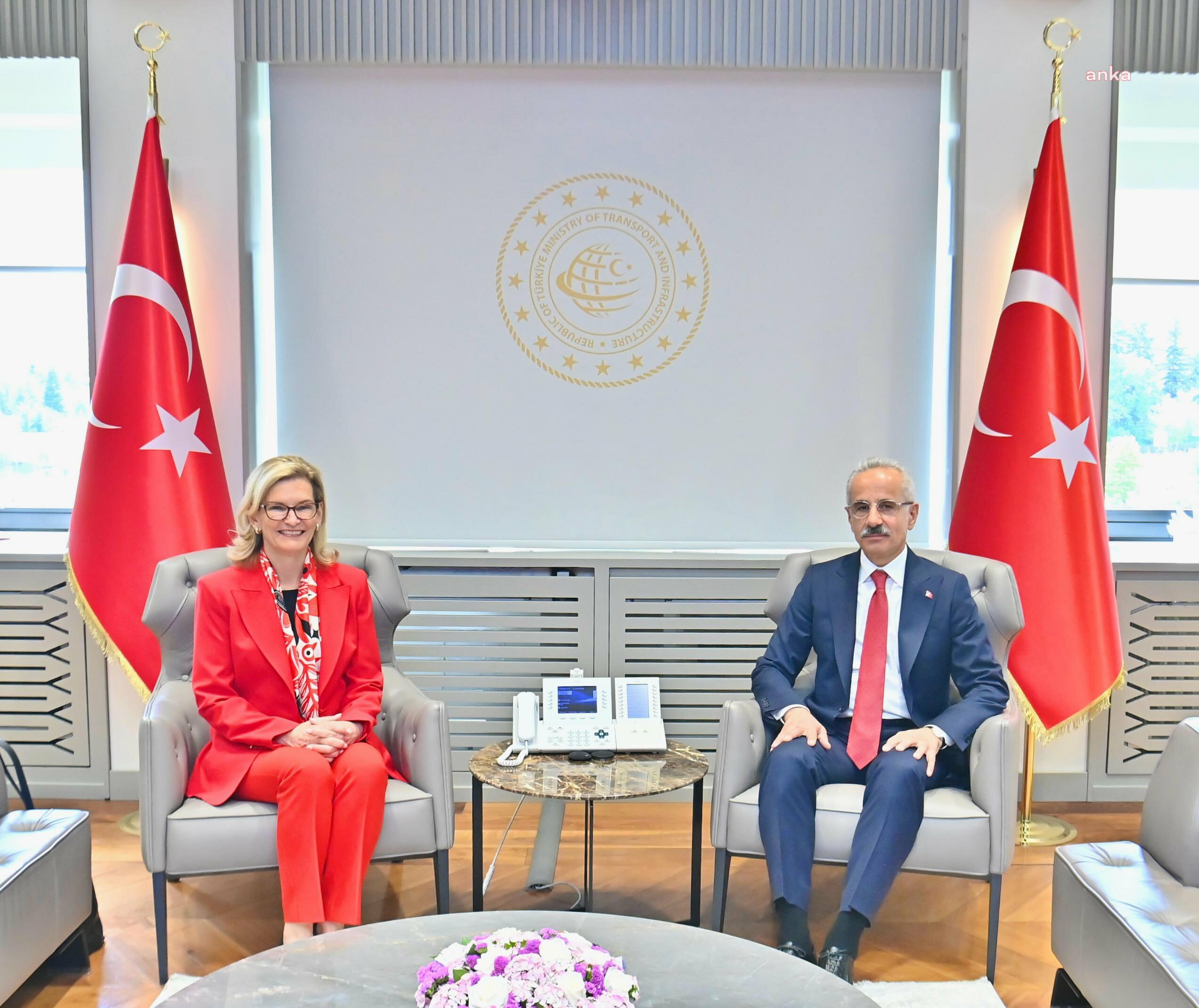 Bakan Uraloğlu, Uluslararası Telekomünikasyon Birliği Genel Sekreteri Bogdan-Martin'i kabul etti