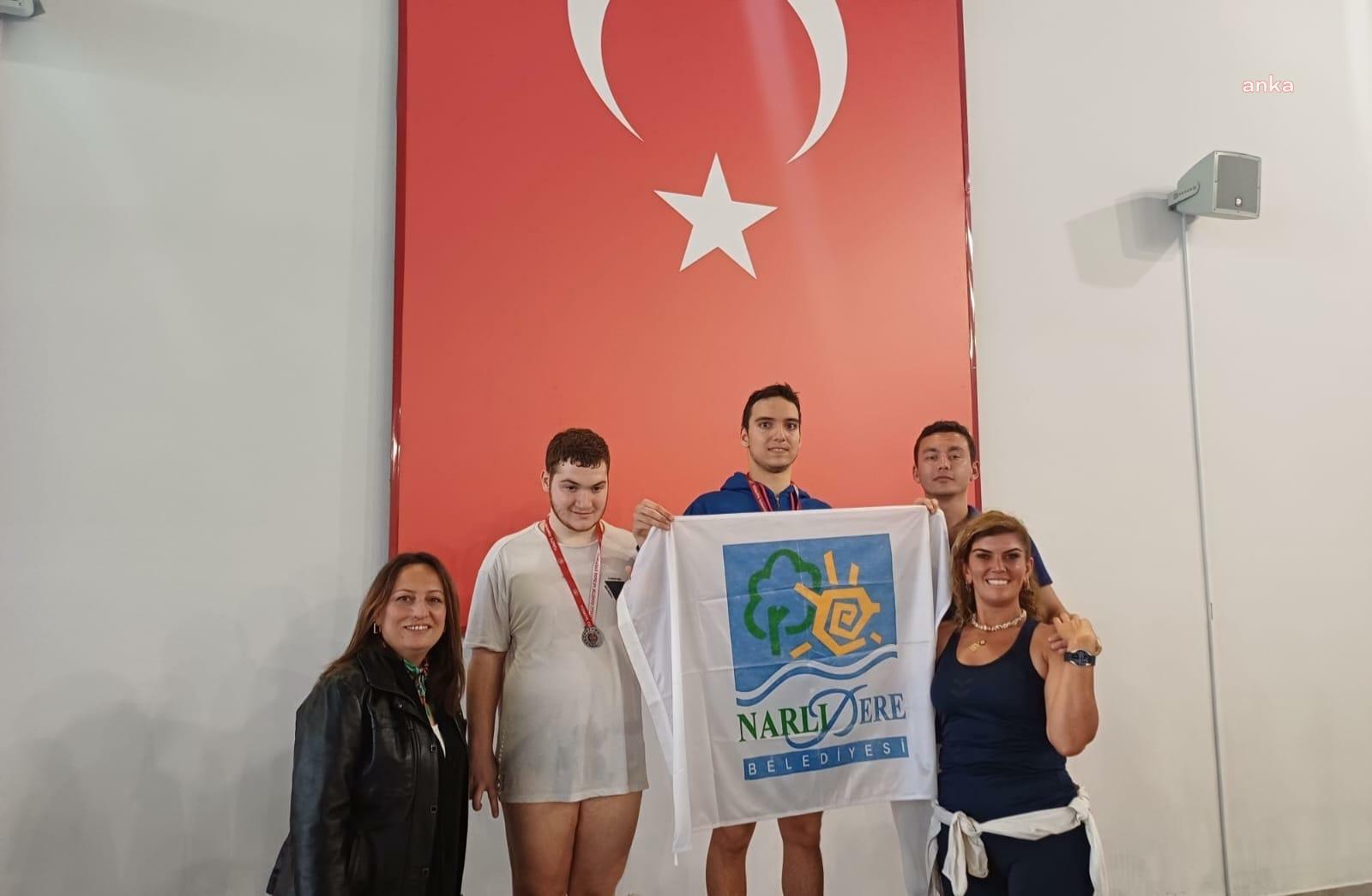 Narlıdere sporcularından yüzme şampiyonasında büyük başarı