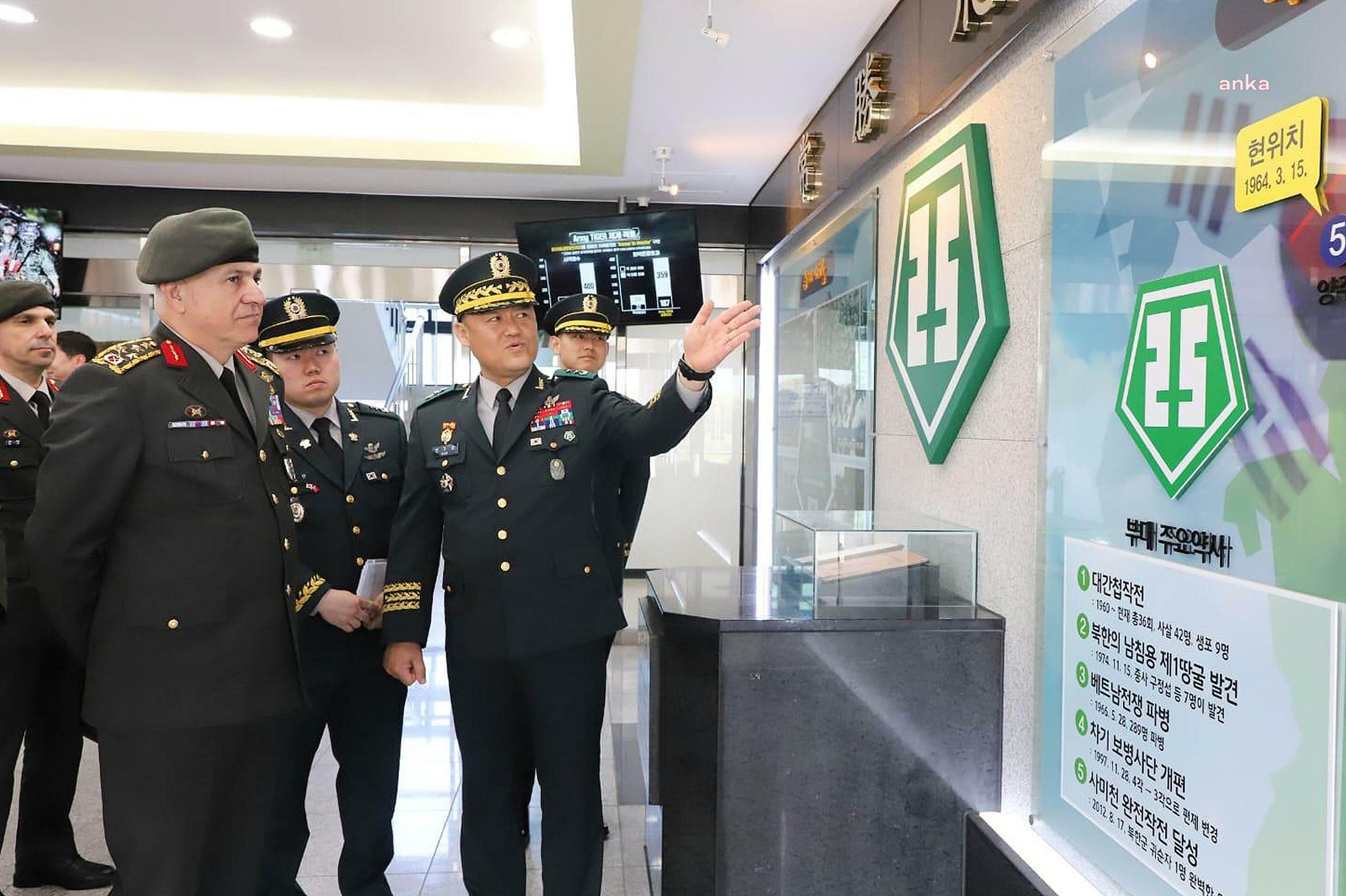 Genelkurmay Başkanı Orgeneral Gürak, Kore'deki Army Tiger Tugayı'nda incelemelerde bulundu