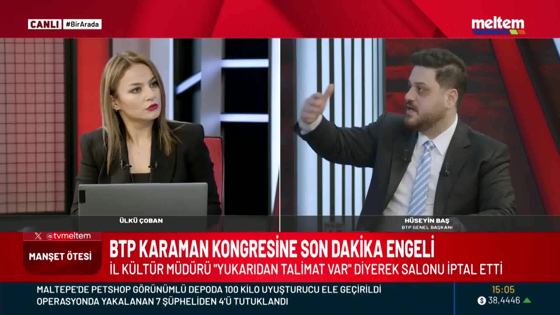 BTP Genel Başkanı Baş, Karaman İl Kongresi’nin engellenmesini değerlendirdi: “Bu demir yumruk bize değil, aslında Türk milletine”