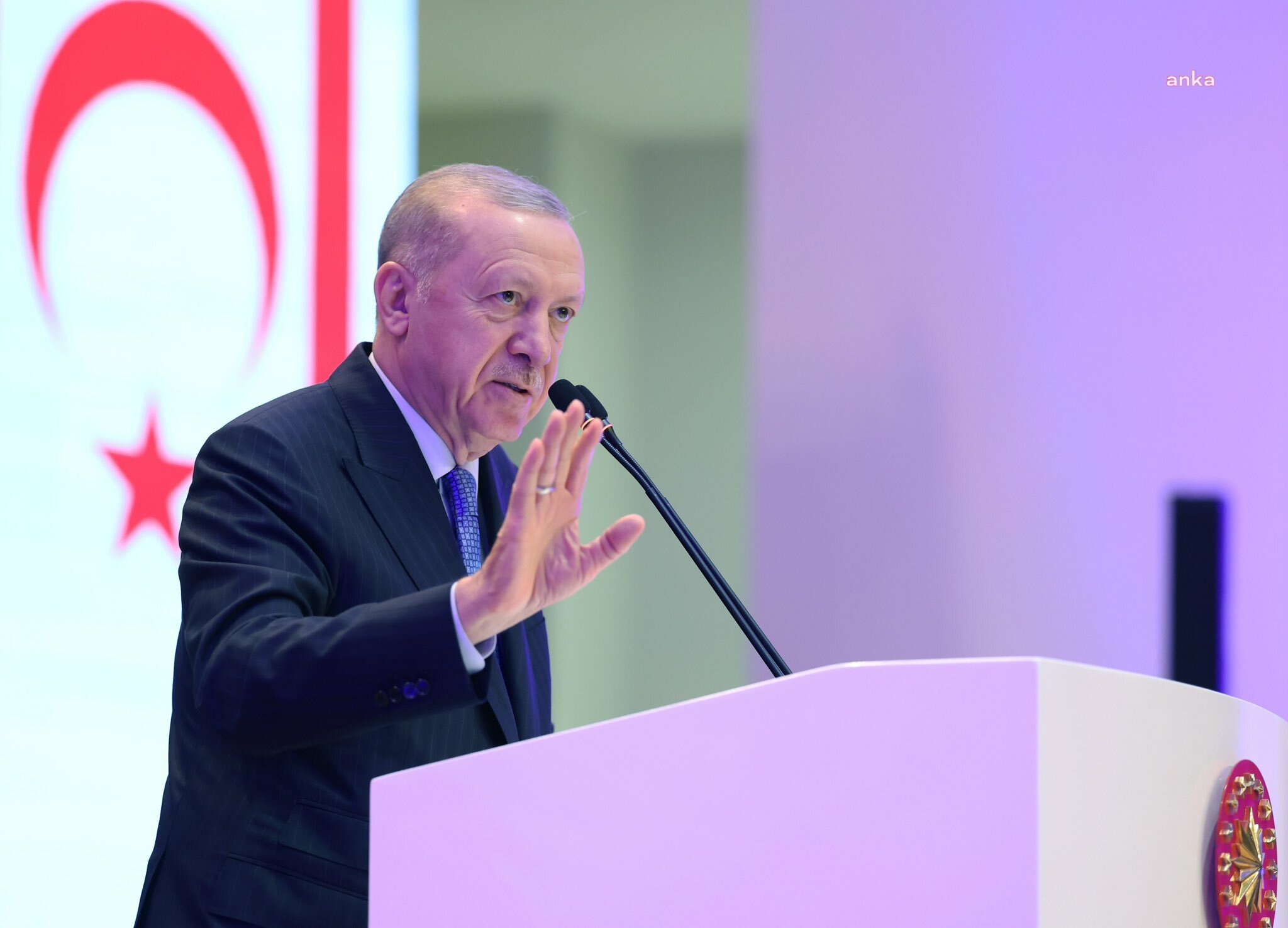 Cumhurbaşkanı Erdoğan KKTC’de: ''Adlarımız farklı olsa da söz konusu Kıbrıs davası olunca soyadımız Kuzey Kıbrıs Türk Cumhuriyeti'dir''