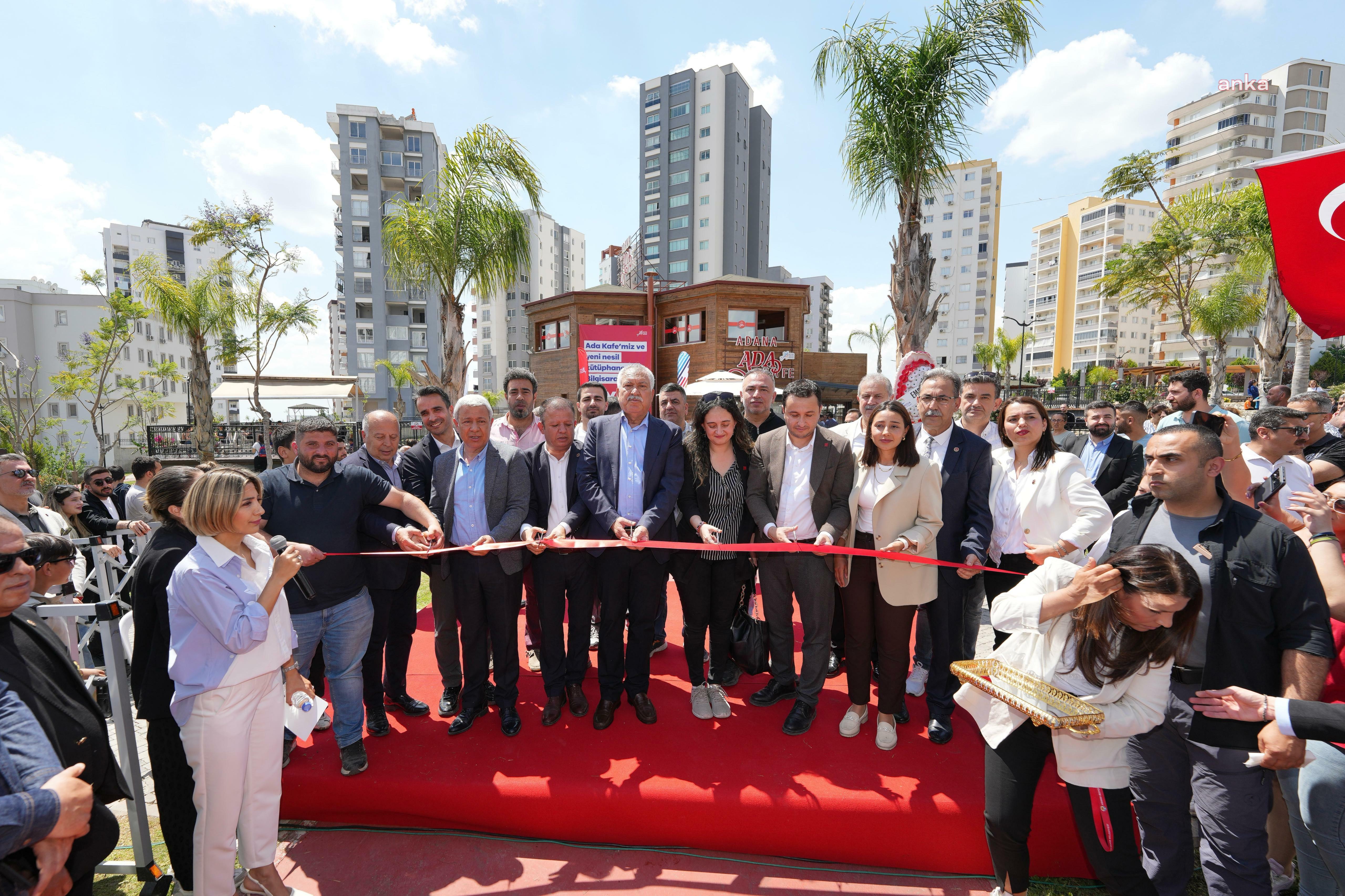 Adana Büyükşehir Belediyesi, 'Ada Kafe' ile 'Bilgisaray'ın açılışını gerçekleştirdi