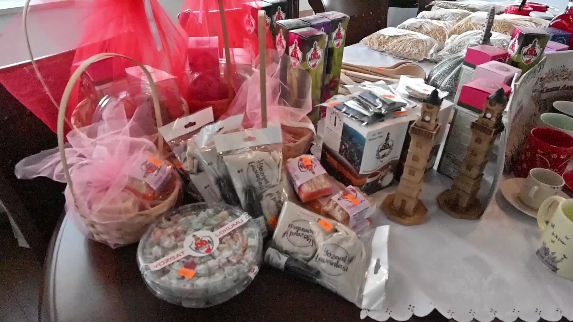 Yozgat’ta kadınların hazırladığı el emeği göz nuru ürünler tanıtıldı