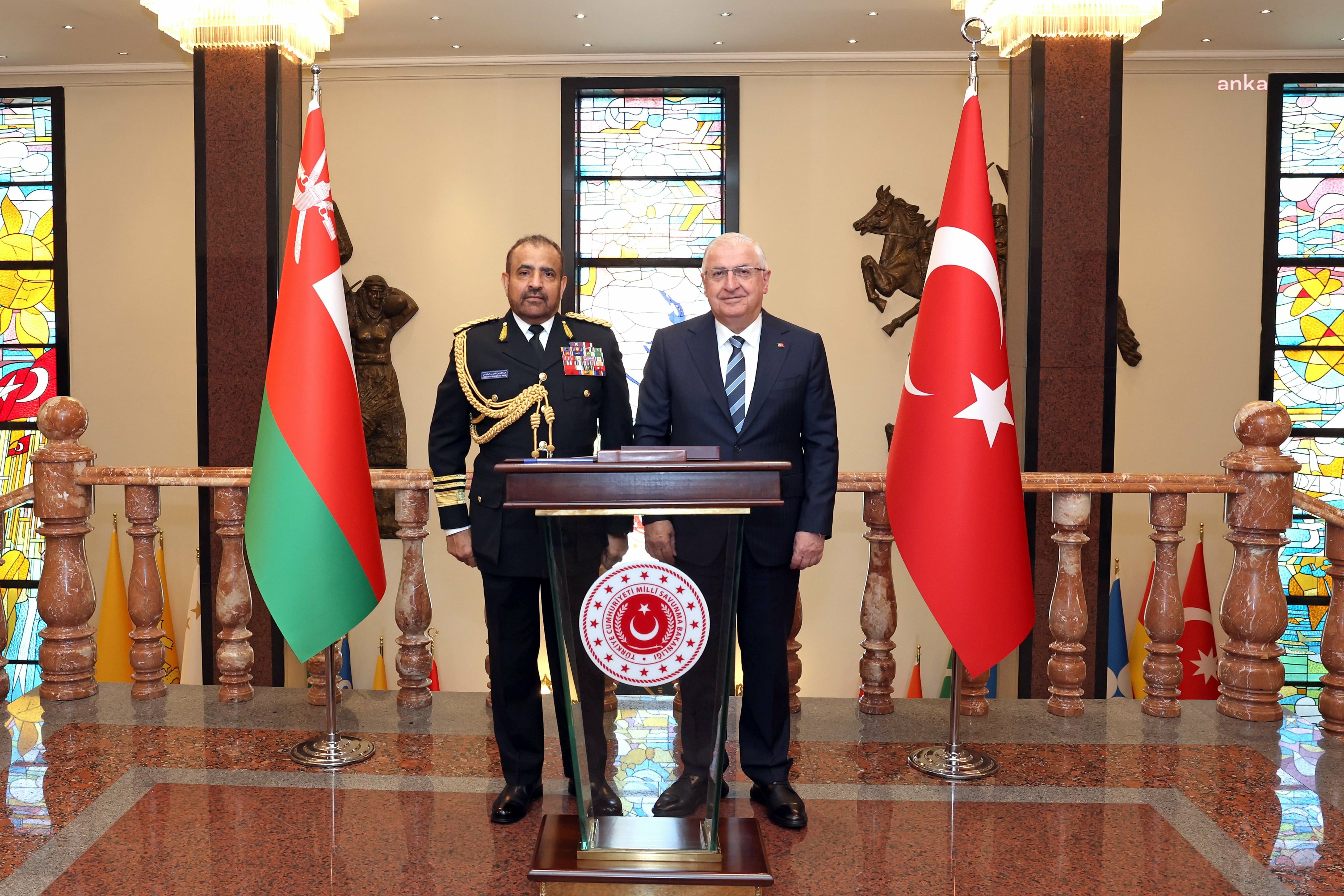 Milli Savunma Bakanı Güler, Umman Genelkurmay Başkanı Al-Raisi'yi kabul etti