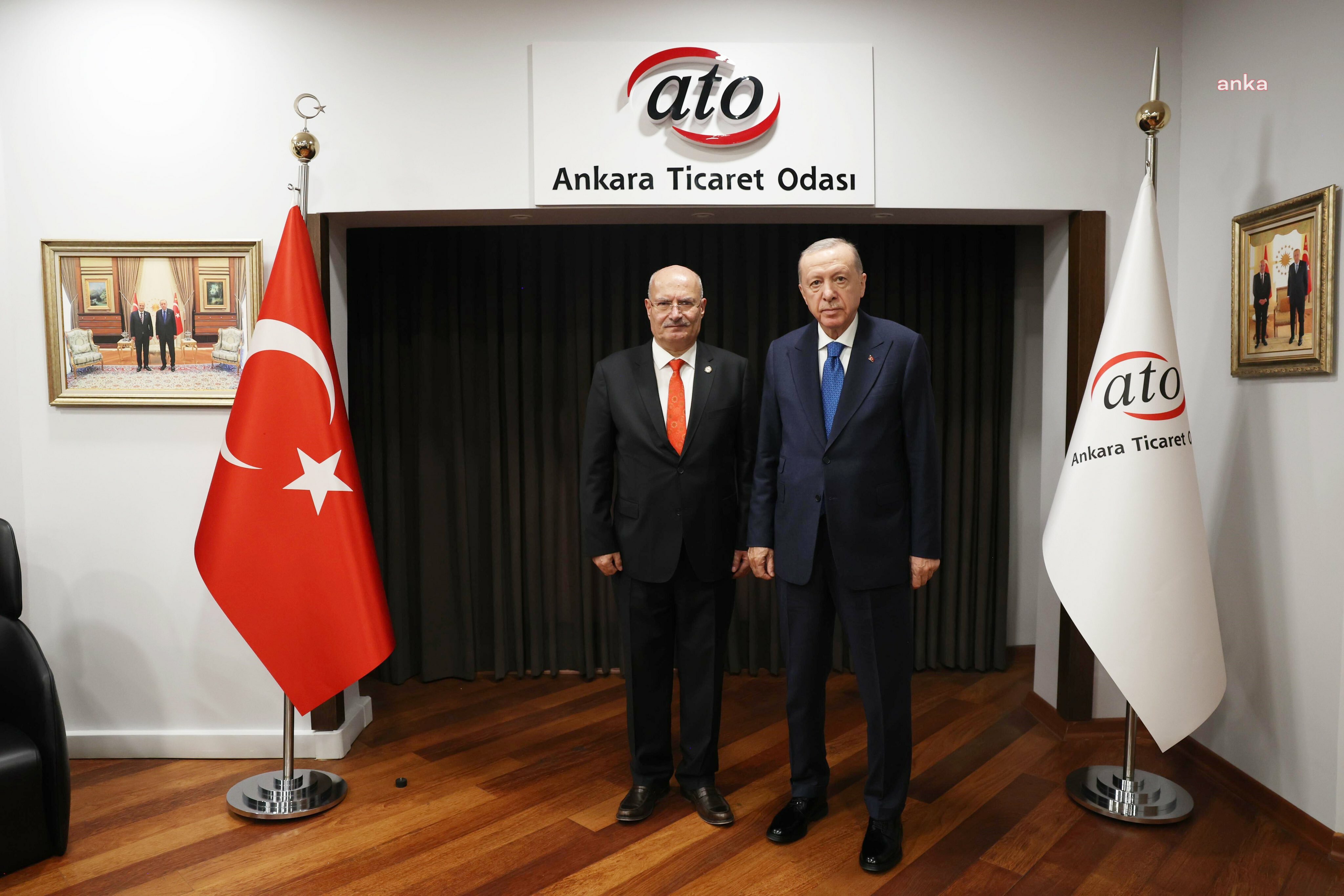 Cumhurbaşkanı Erdoğan, Ankara Ticaret Odasını ziyaret etti