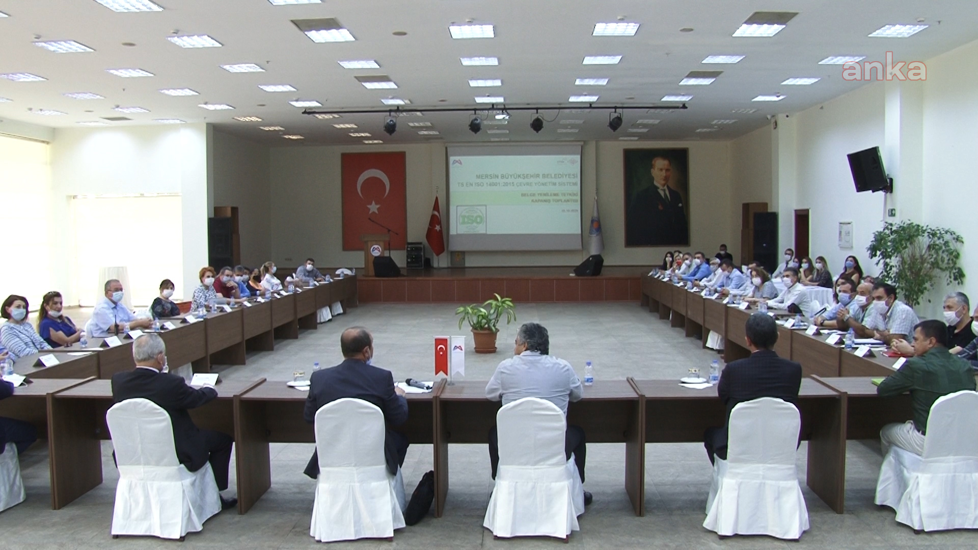 MERSİN BÜYÜKŞEHİR, ISO 14001 ÇEVRE YÖNETİM SİSTEMİ BELGESİNİ YENİLEDİ