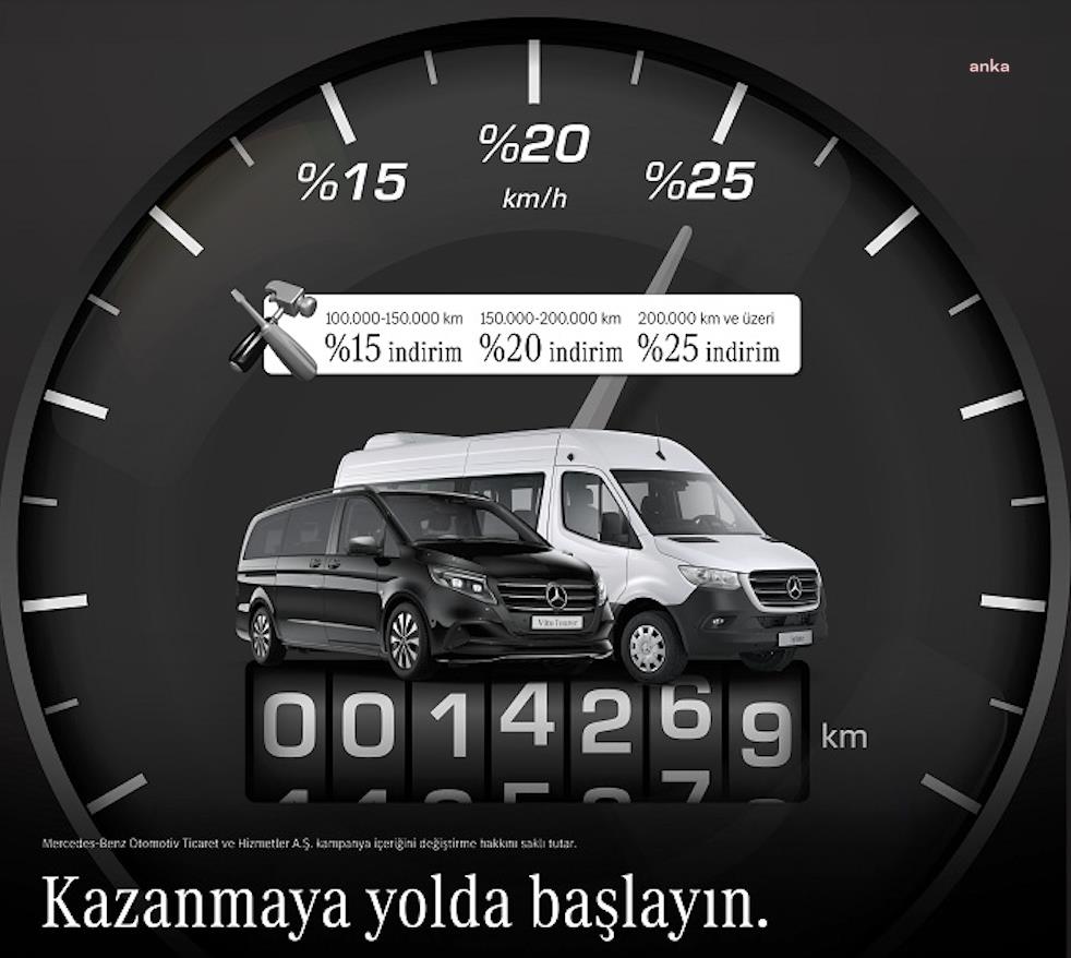 Mercedes-Benz’den “Gittikçe Kazan” ile hafif ticari araçlara indirimli servis fırsatı