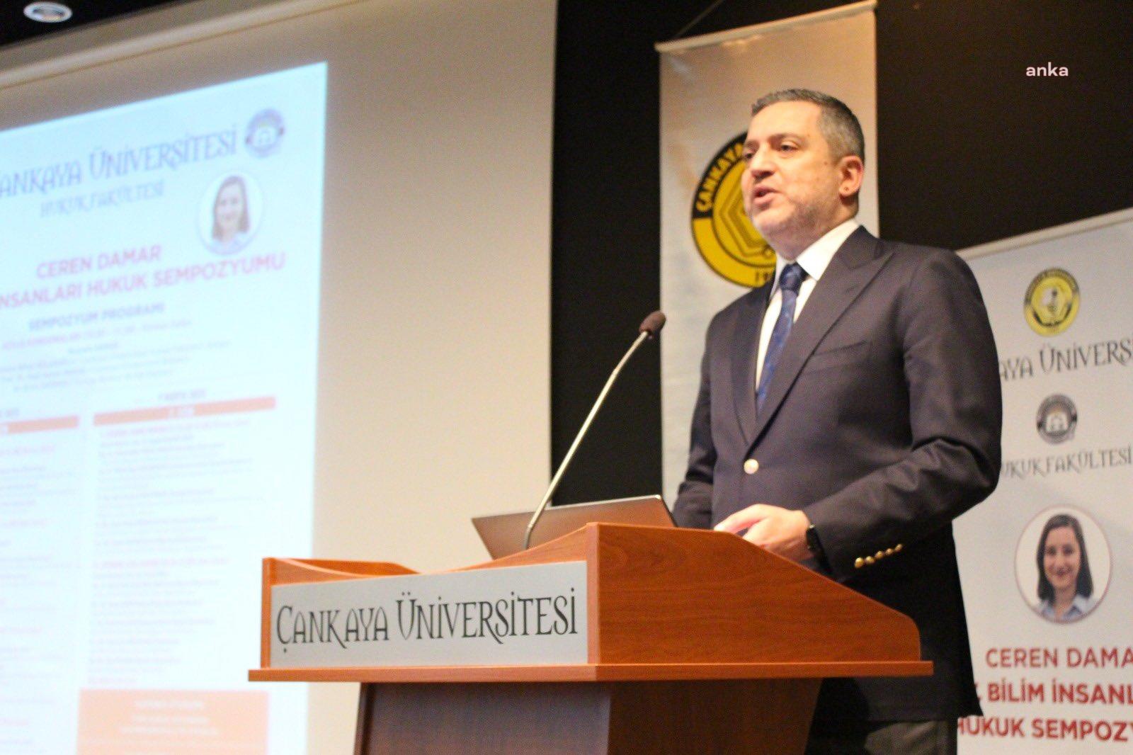 TBB Başkanı Erinç Sağkan, akademisyen Ceren Damar anısına düzenlenen sempozyumda konuştu: "Türkiye'de maalesef haksızlığın önüne geçmek için çaba sarf etmek zor"