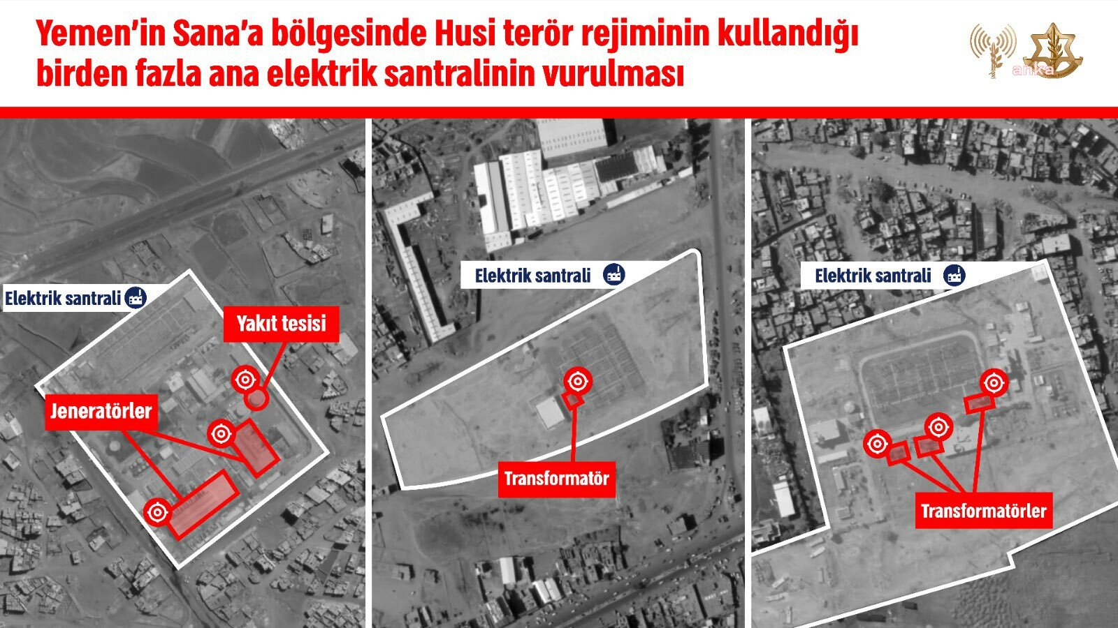 İsrail ordusu: "6 Mayıs'ta Yemen'de 50 mühimmat deposunu vurduk"