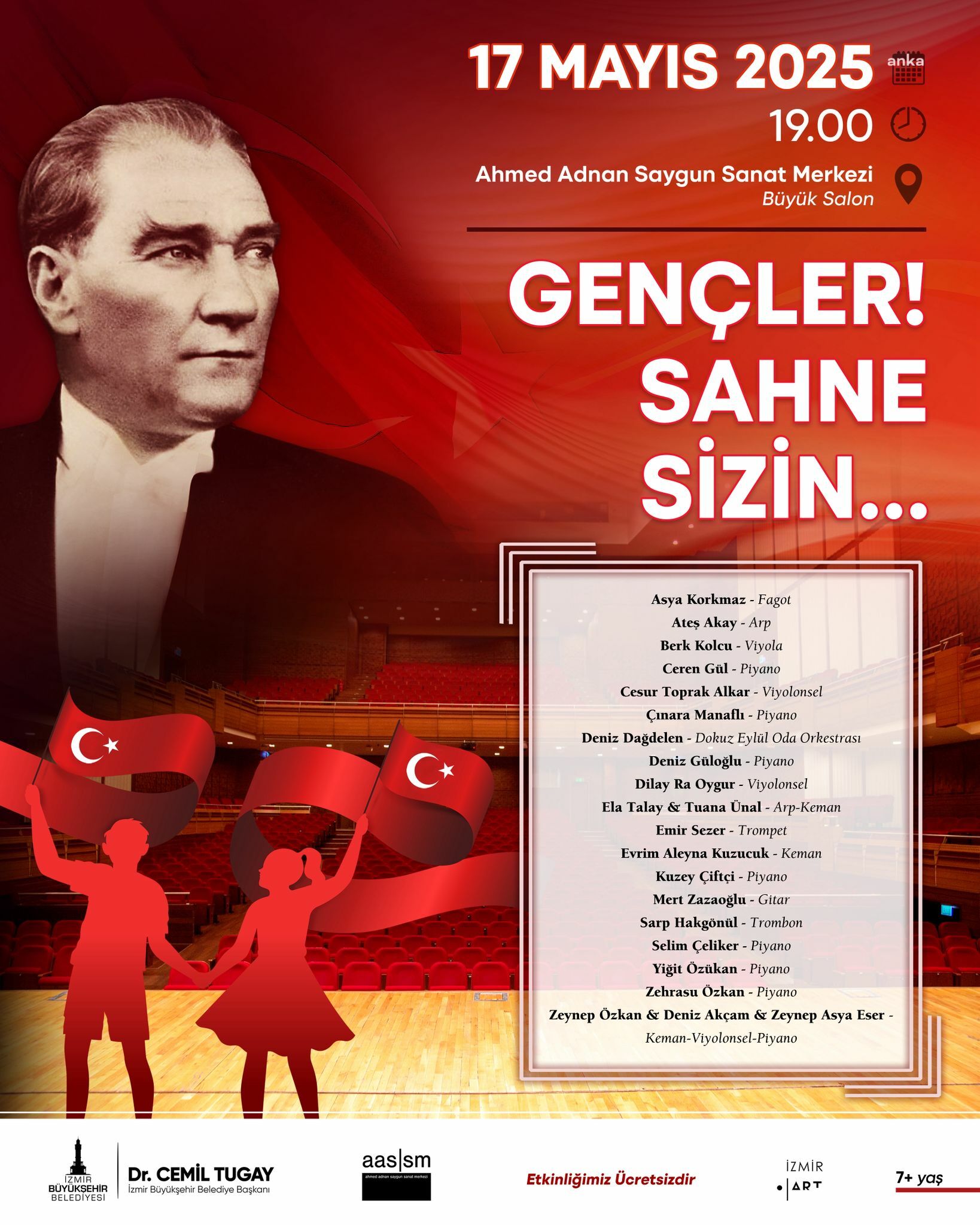 İzmir'de 19 Mayıs'ta sahne genç müzisyenlerin olacak