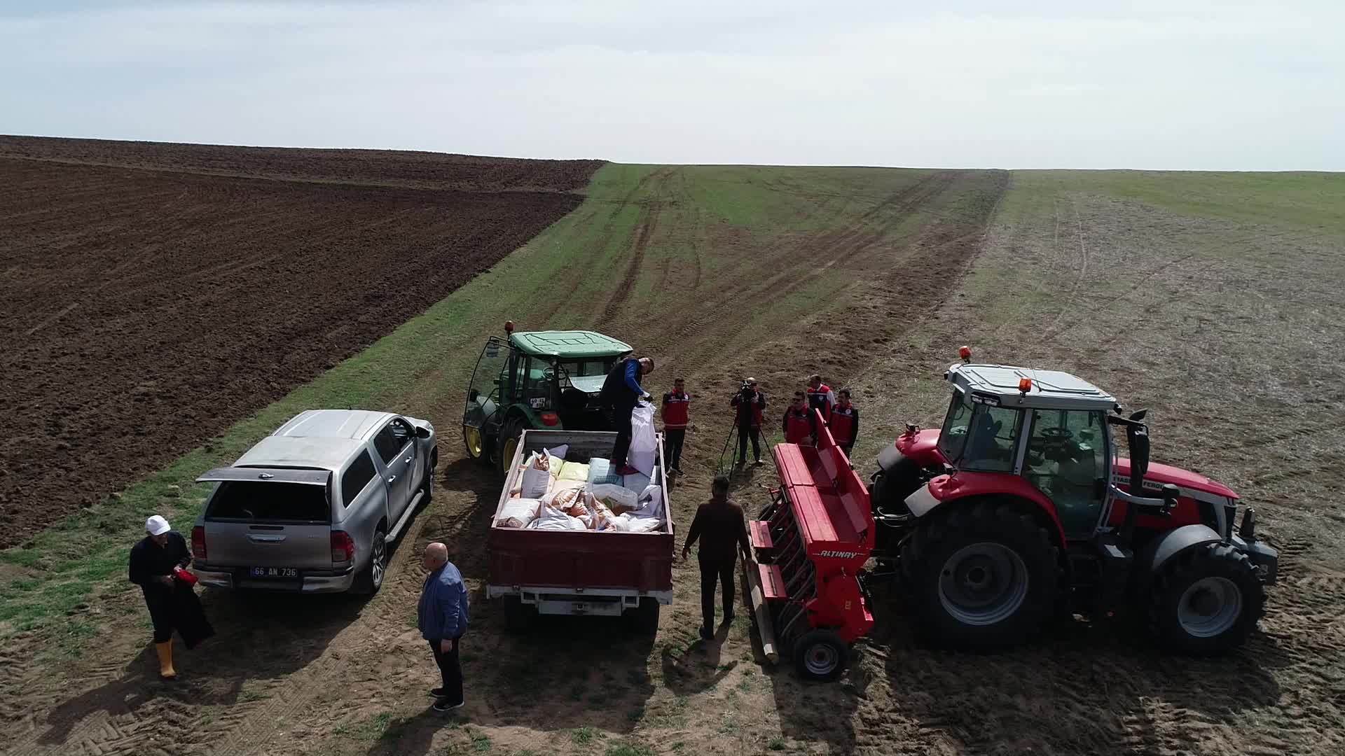 Yozgat’ta nohut verimini artırmak amacıyla 11 köyde yerli tohumlar deneme ekimi yapıldı
