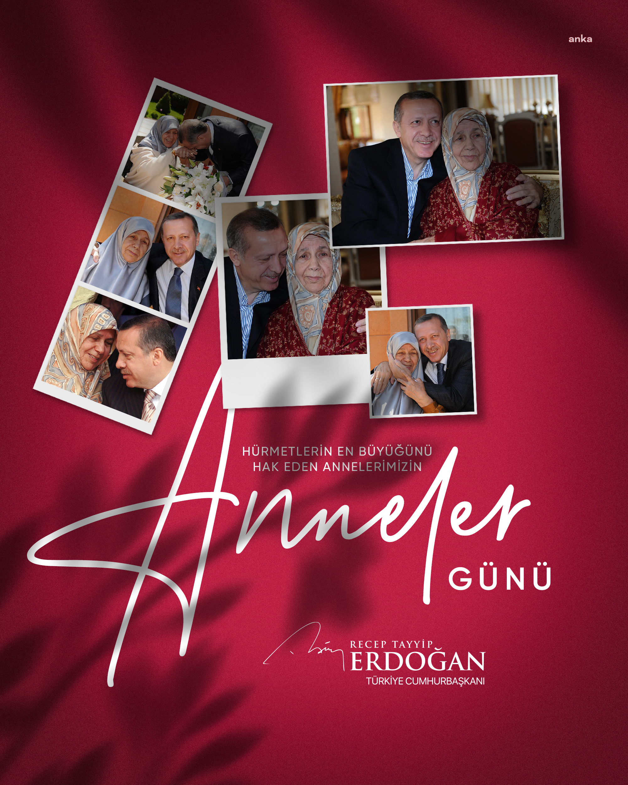Cumhurbaşkanı Erdoğan'dan "Anneler Günü" mesajı