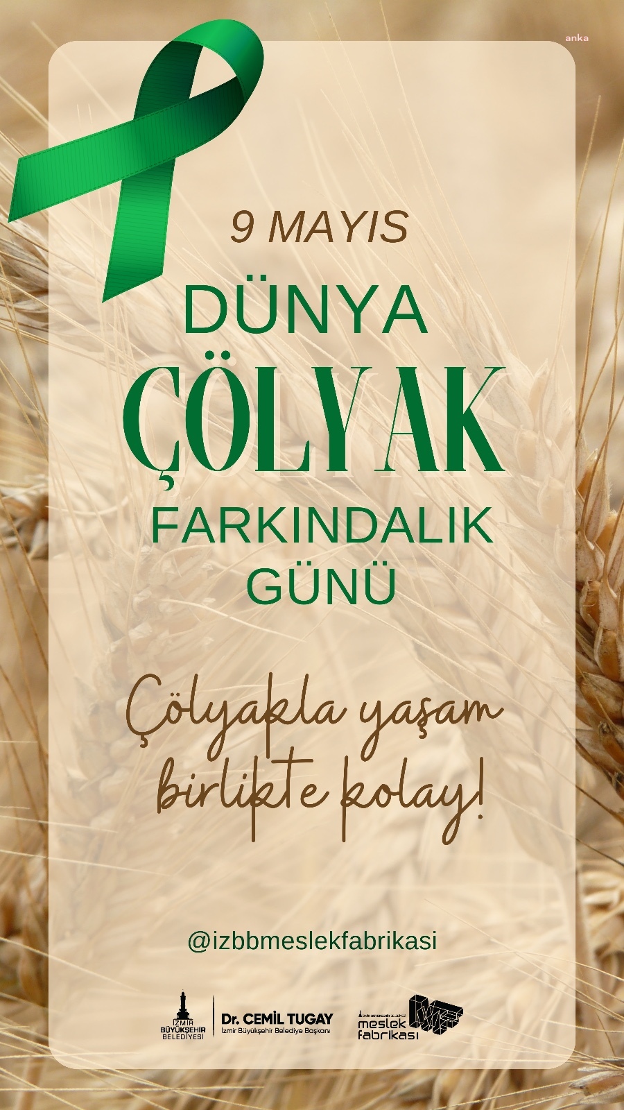 İzmir Büyükşehir Belediyesi Meslek Fabrikası "glütensiz mutfak atölyesi" düzenleyecek