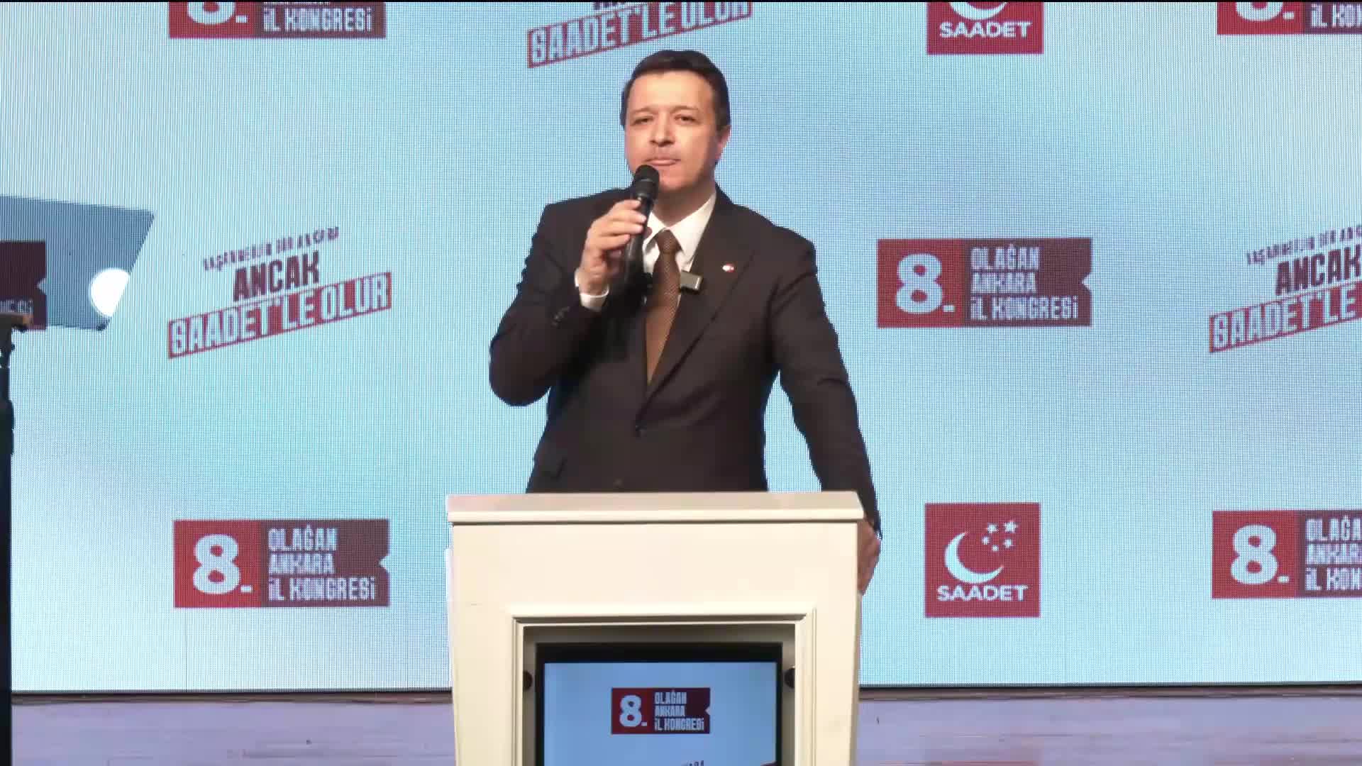 Saadet Partisi Genel Başkanı Arıkan: “Sayın Şimşek, valizi eline alıyor, ülke ülke gezip sıcak para bulmaya çalışıyor”