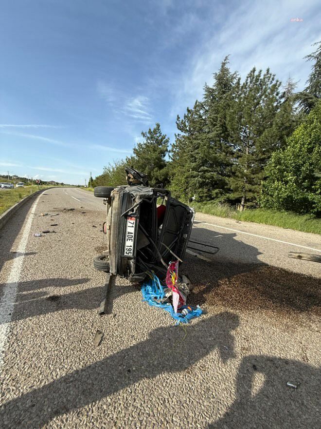 Kırıkkale’de trafik kazasında 1 kişi öldü, 2 kişi yaralandı