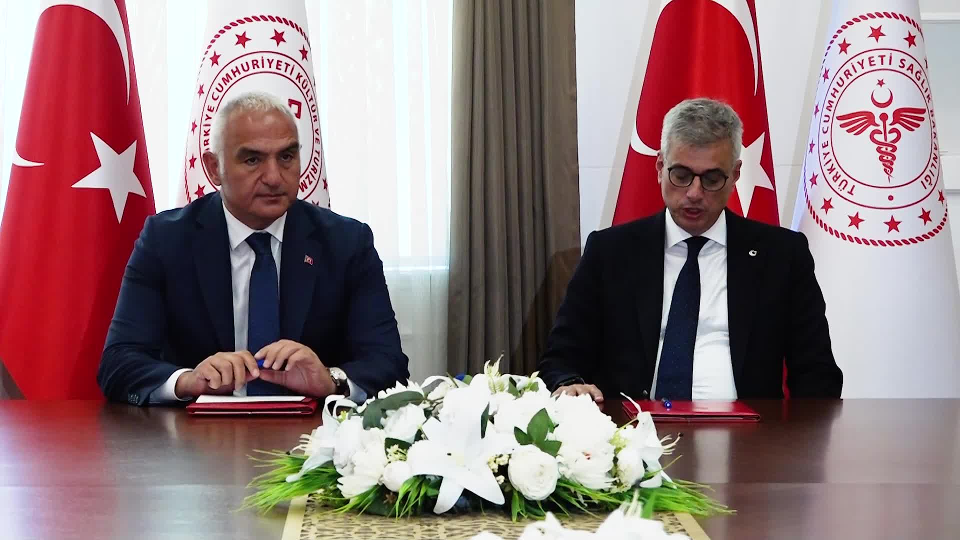 Sağlık Bakanlığı ile Kültür ve Turizm Bakanlığı arasında “Uluslararası Sağlık Turizmi Alanında İş Birliği Protokolü” imzalandı