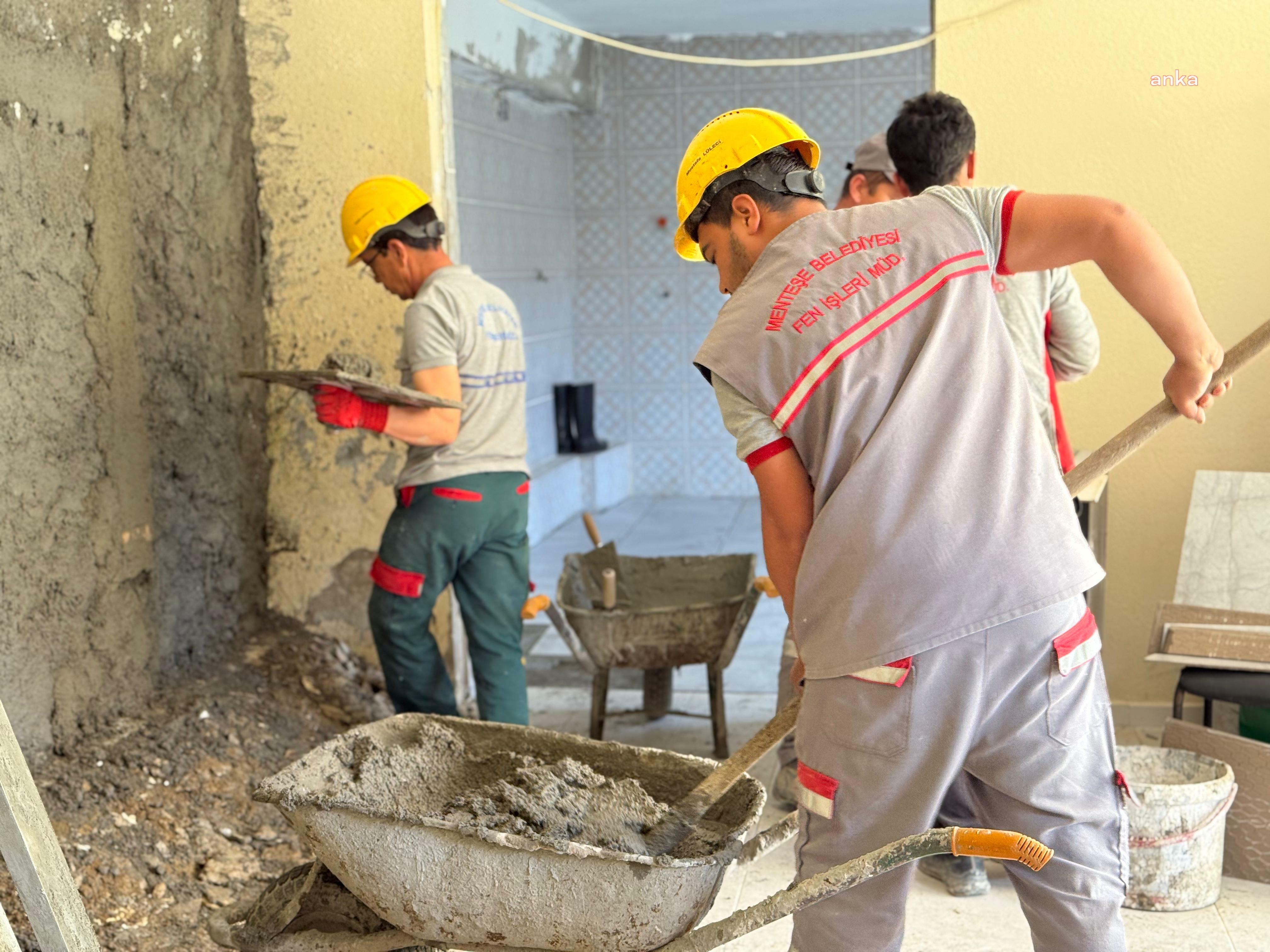 Menteşe Belediyesi, Yerkesik Gasilhanesi'ni yeniliyor