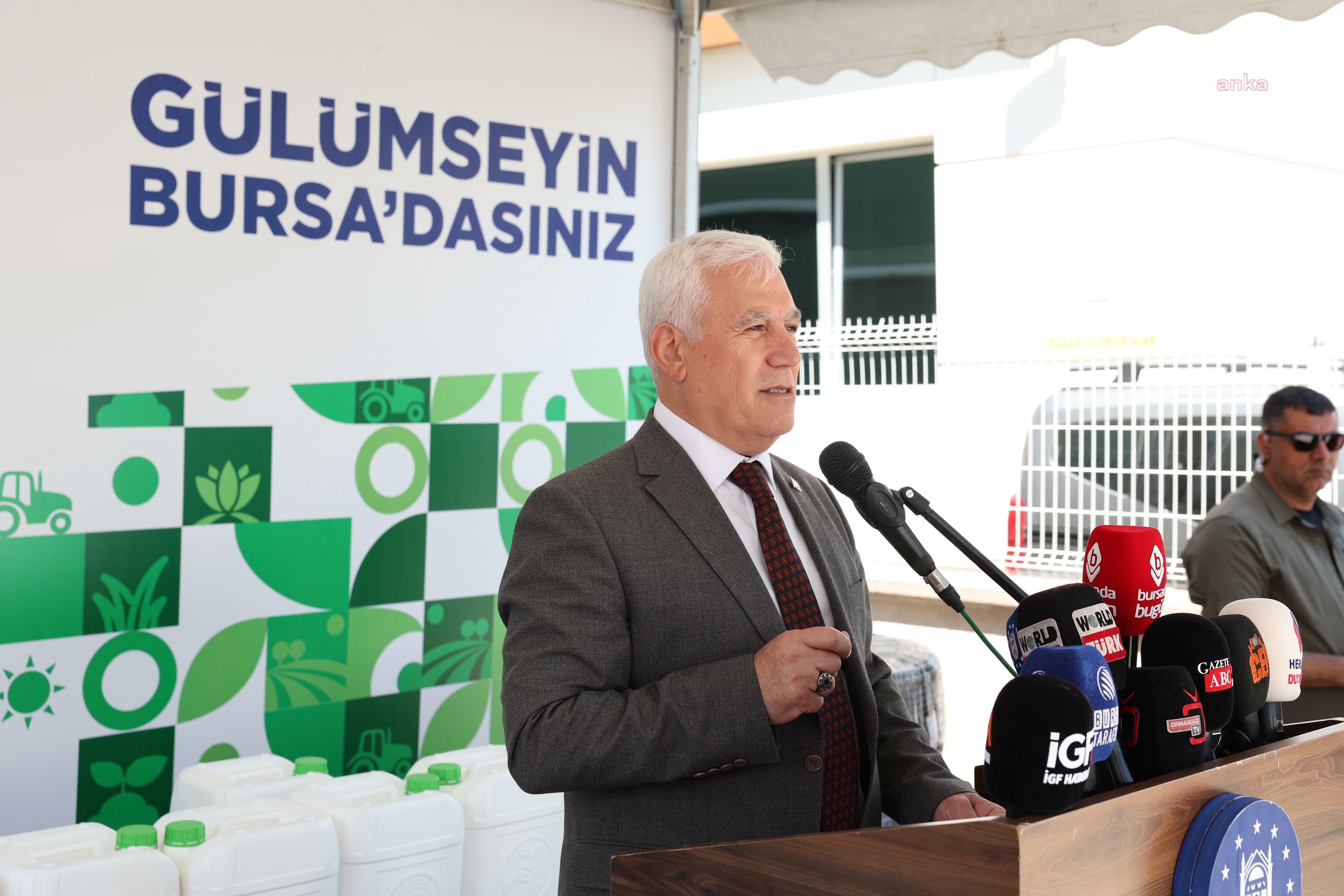 Bursa Büyükşehir Belediyesi’nden Dünya Çiftçiler Günü'nde üreticiye destek
