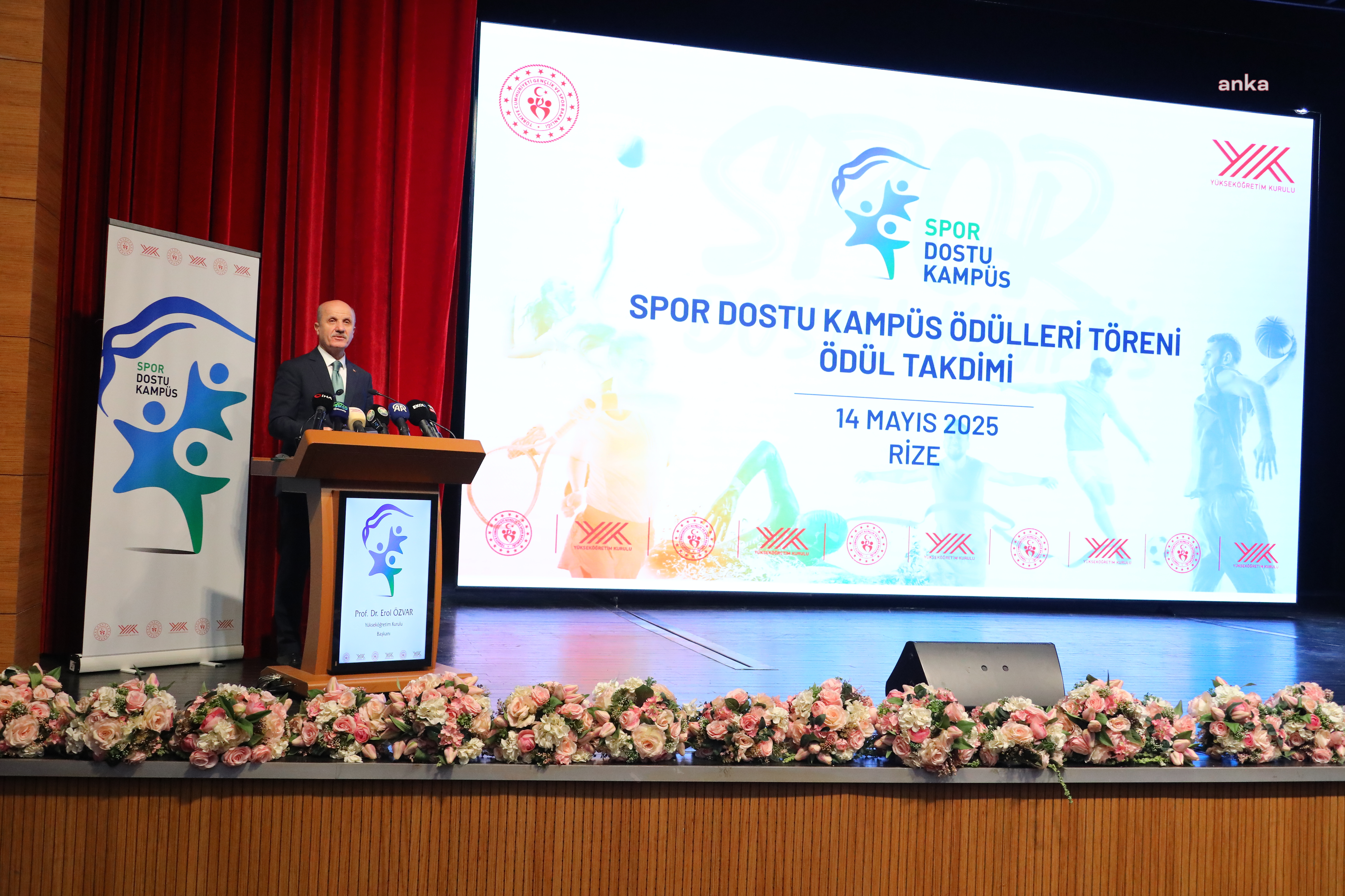 "Spor Dostu Kampüs Ödülleri", Recep Tayyip Üniversitesi'nde düzenlenen törenle sahiplerini buldu